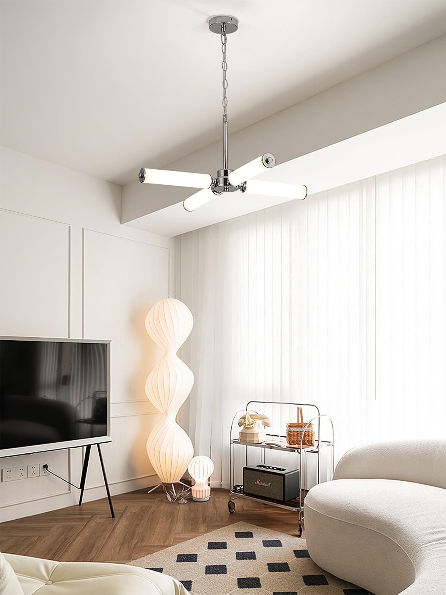Zoliria Modern Minimalist LED Metal Glass Chandelier - Letslighting