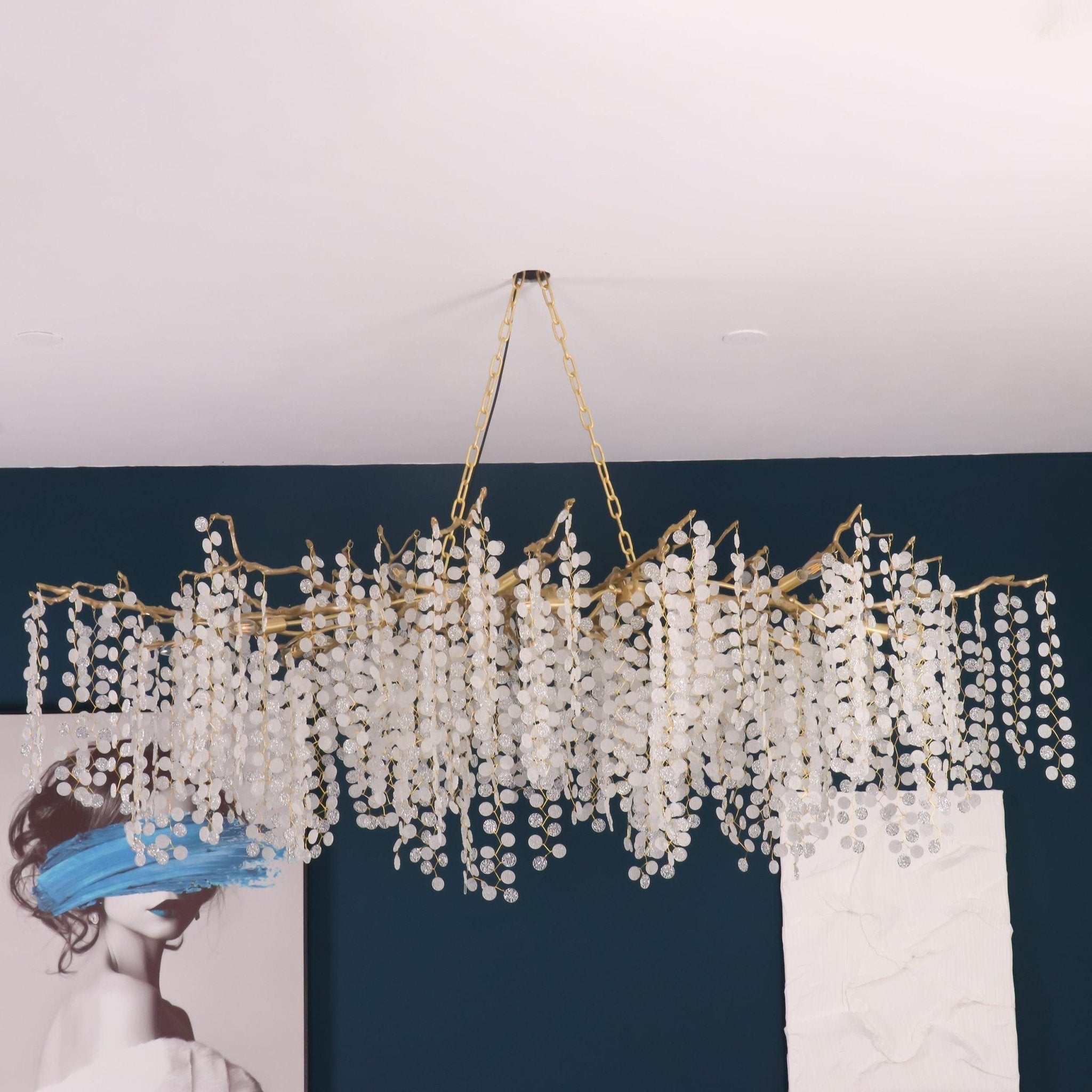Shiro Noda Crystal Chandelier - Letslighting