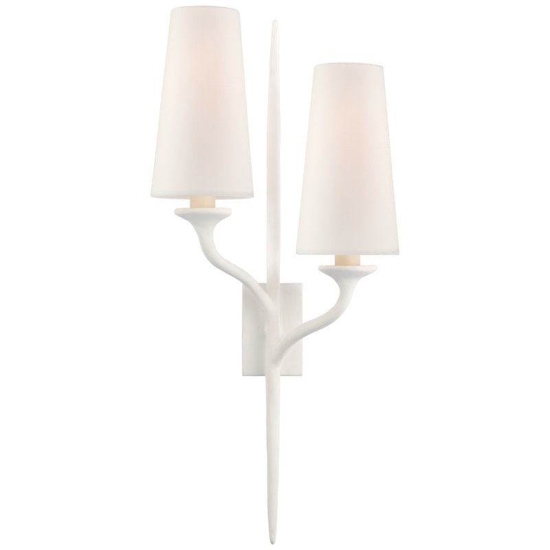 Velirara Vintage Industrial Brass Fabric Wall Lamp - Lamp Copper