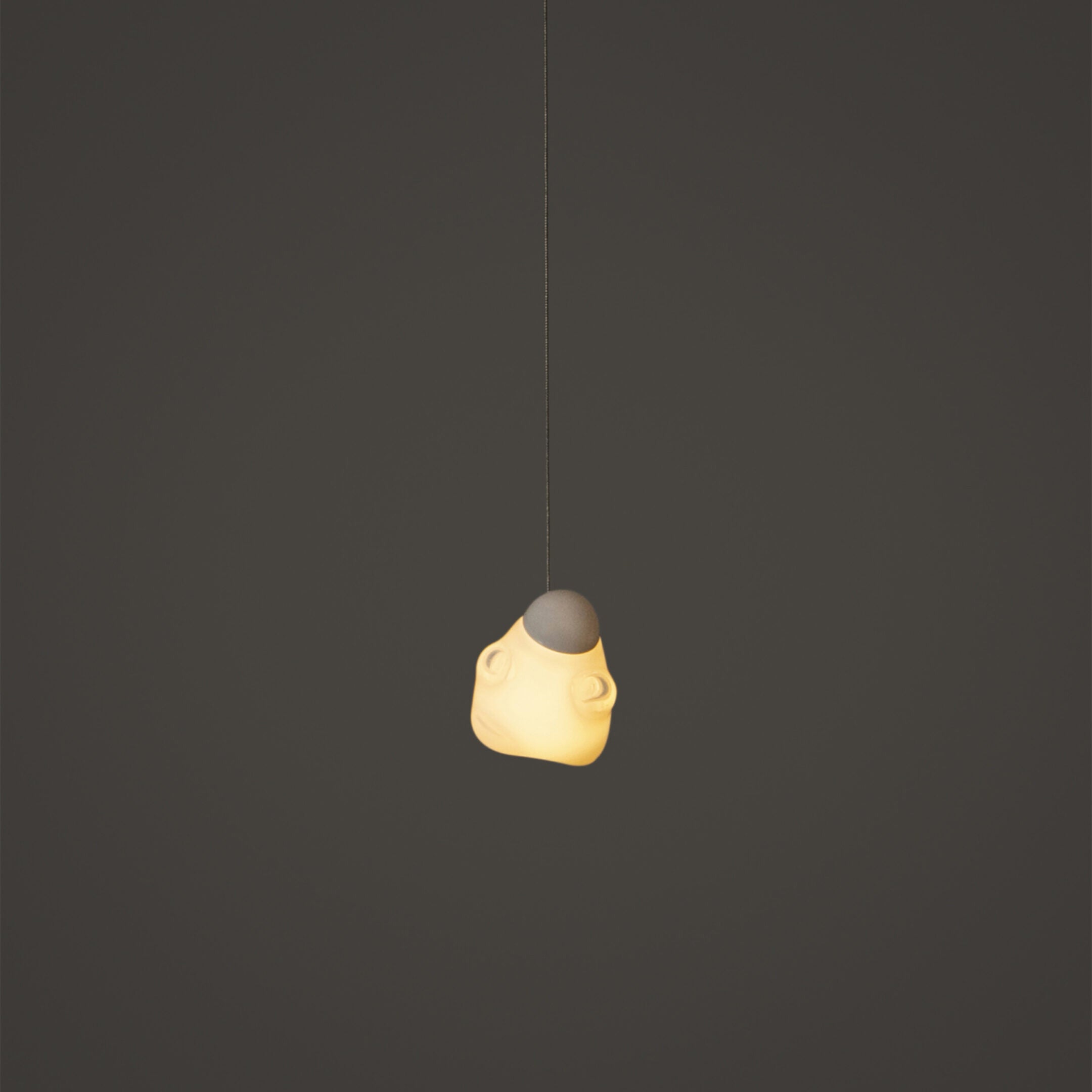 Vasilen Modern Minimalist Ice Pier Black Glass Pendant Lamp - Lamp Copper