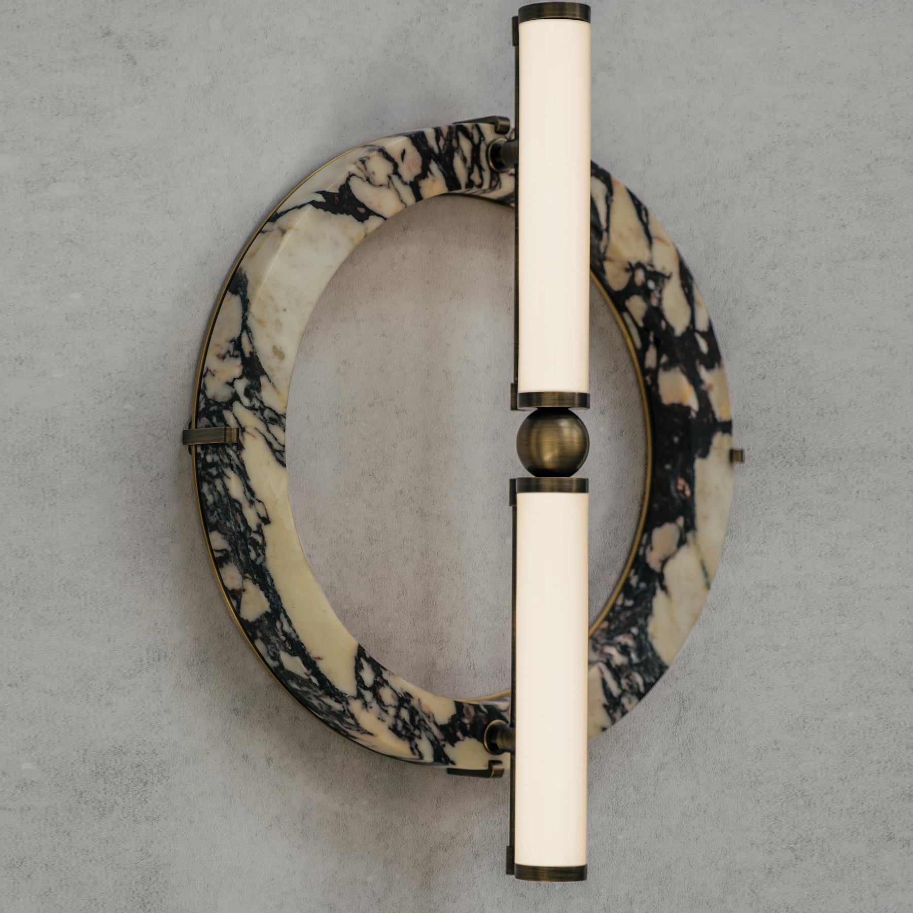 Mymira Modern Minimalist Ice Marble Wall Lamp - Lamp Copper