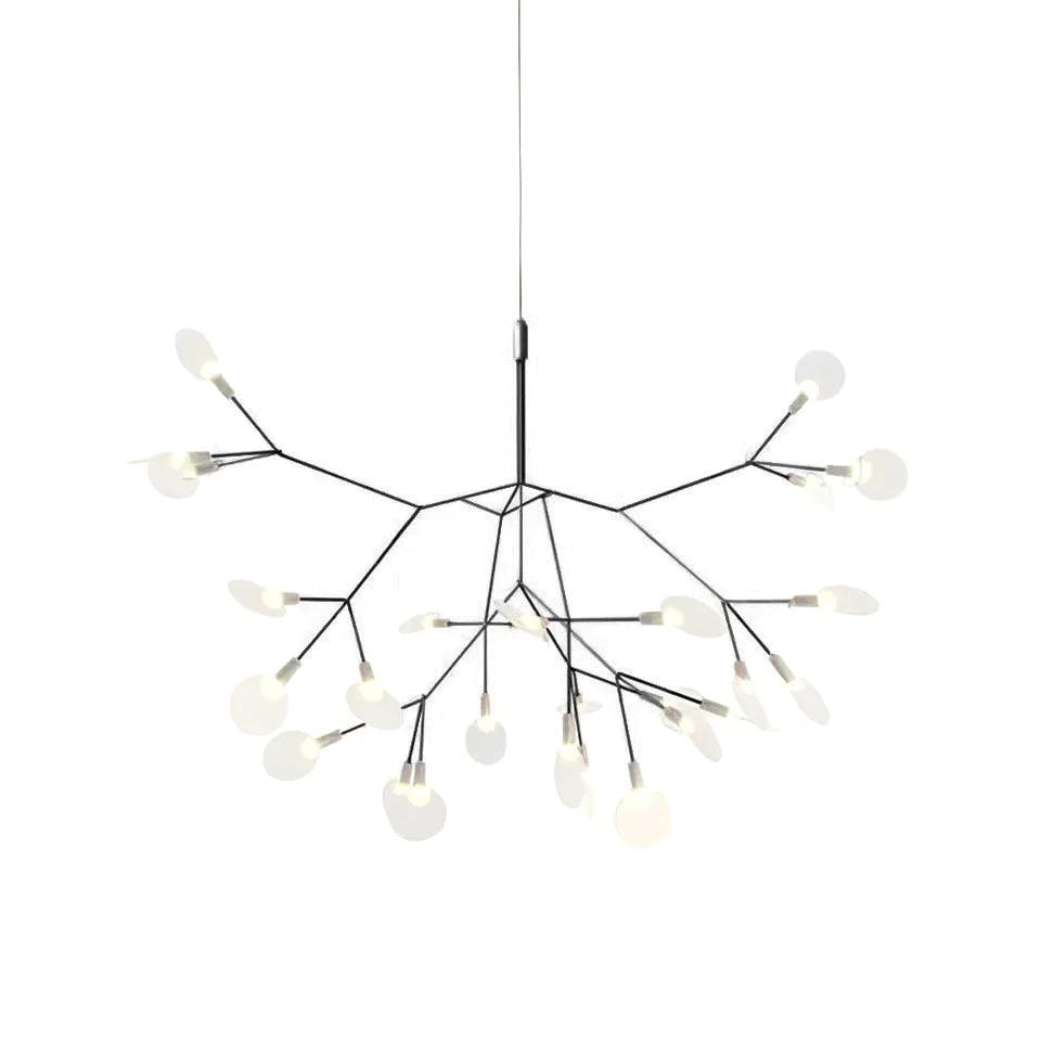 Olivia Lámpara de Araña Única Estilo Sputnik Art Decó Luciérnaga
