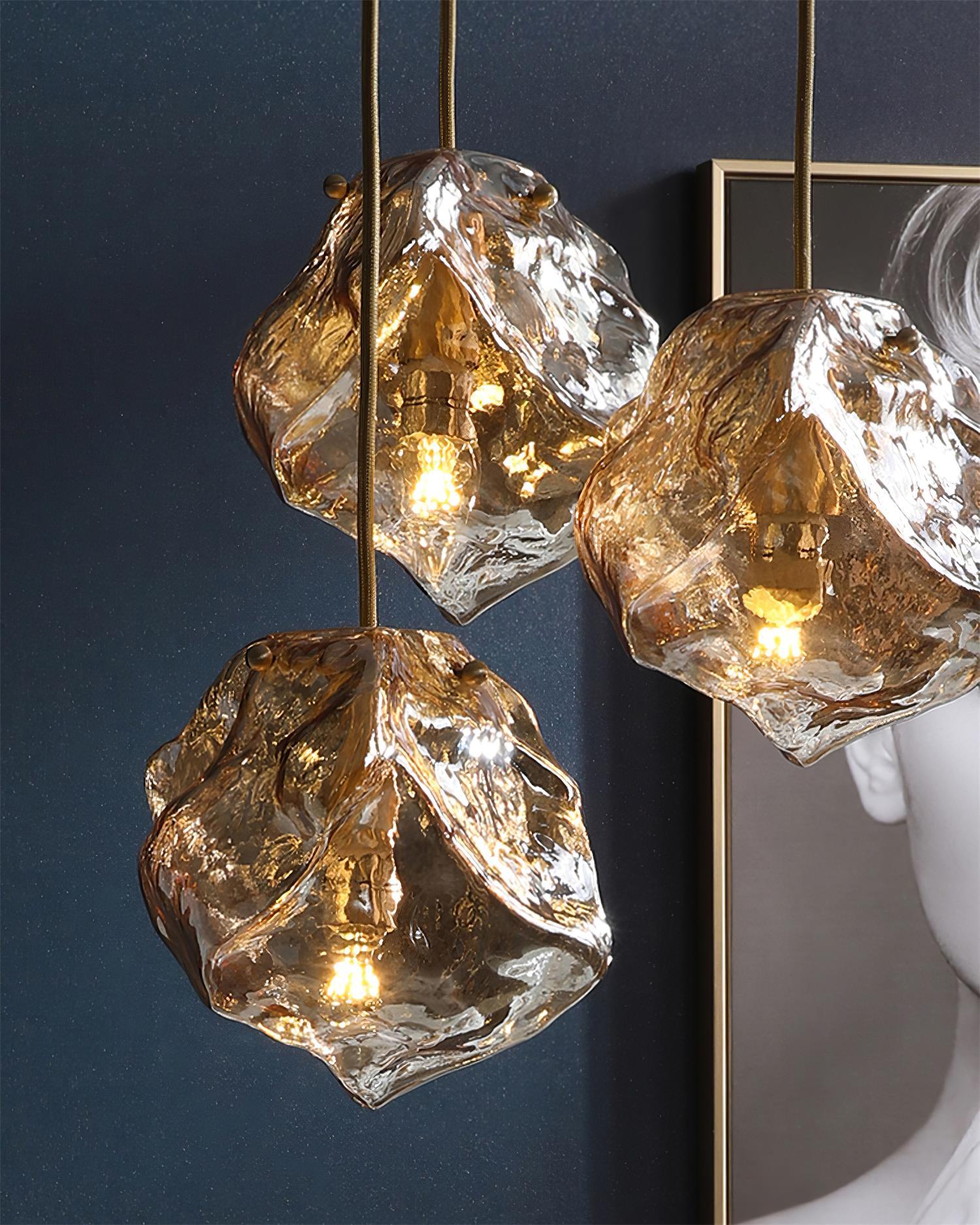 Illyria Ice Glass Pendant Lamp - Letslighting