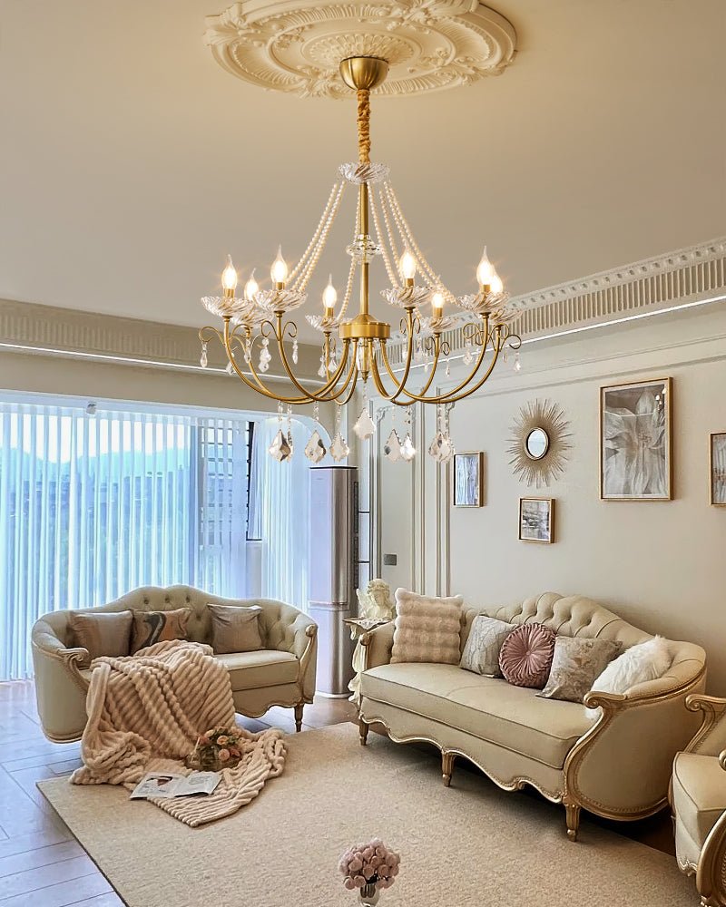 Imperial Pearl Crystal Chandelier - Letslighting