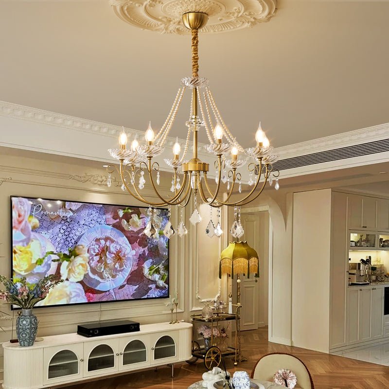 Imperial Pearl Crystal Chandelier - Letslighting