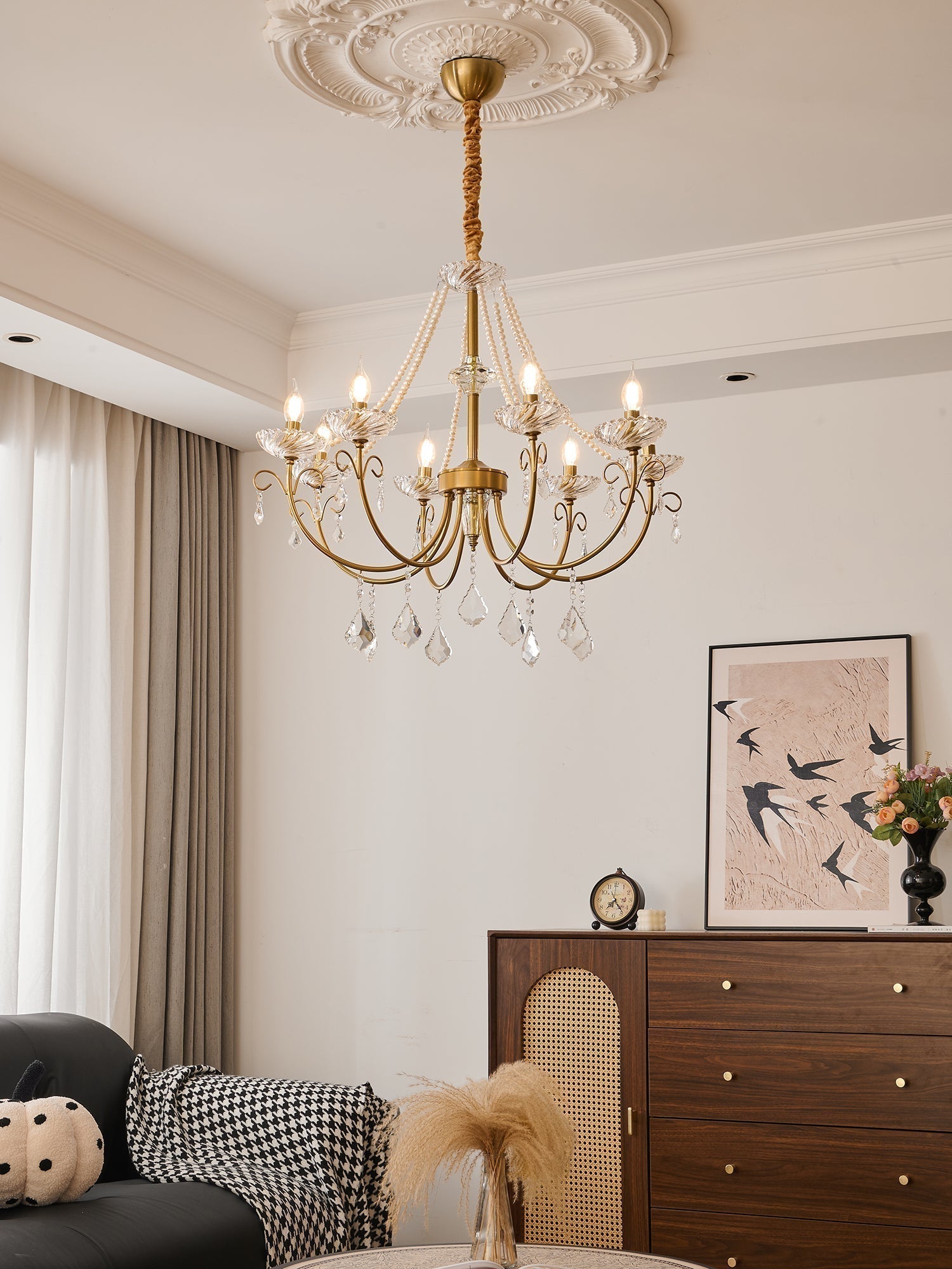 Imperial Pearl Crystal Chandelier - Letslighting