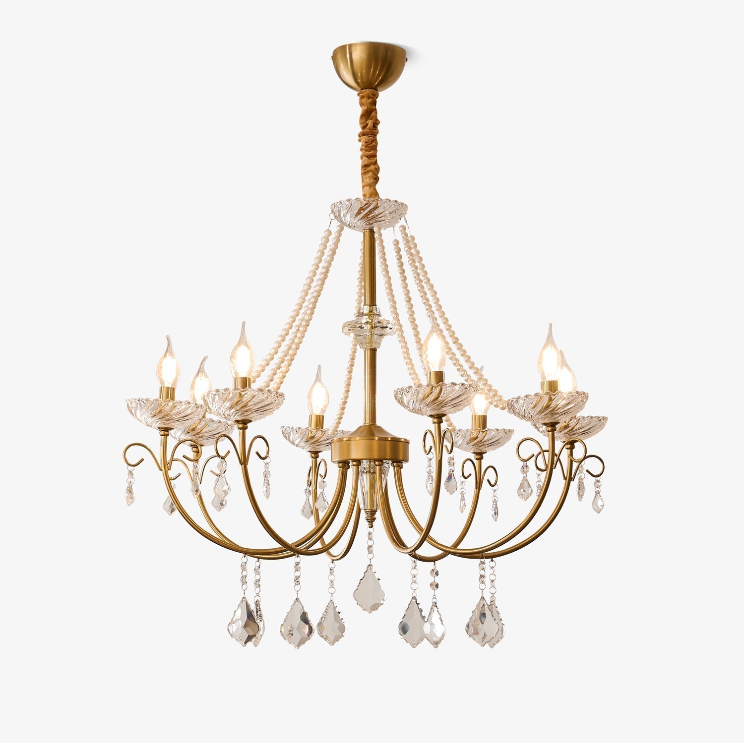 Imperial Pearl Crystal Chandelier - Letslighting
