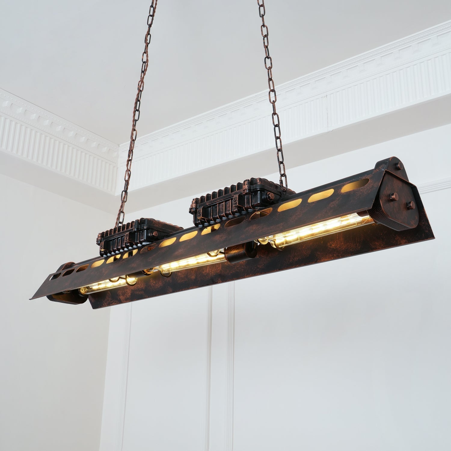 Epoch Lámpara de Araña Industrial Steampunk para Interior