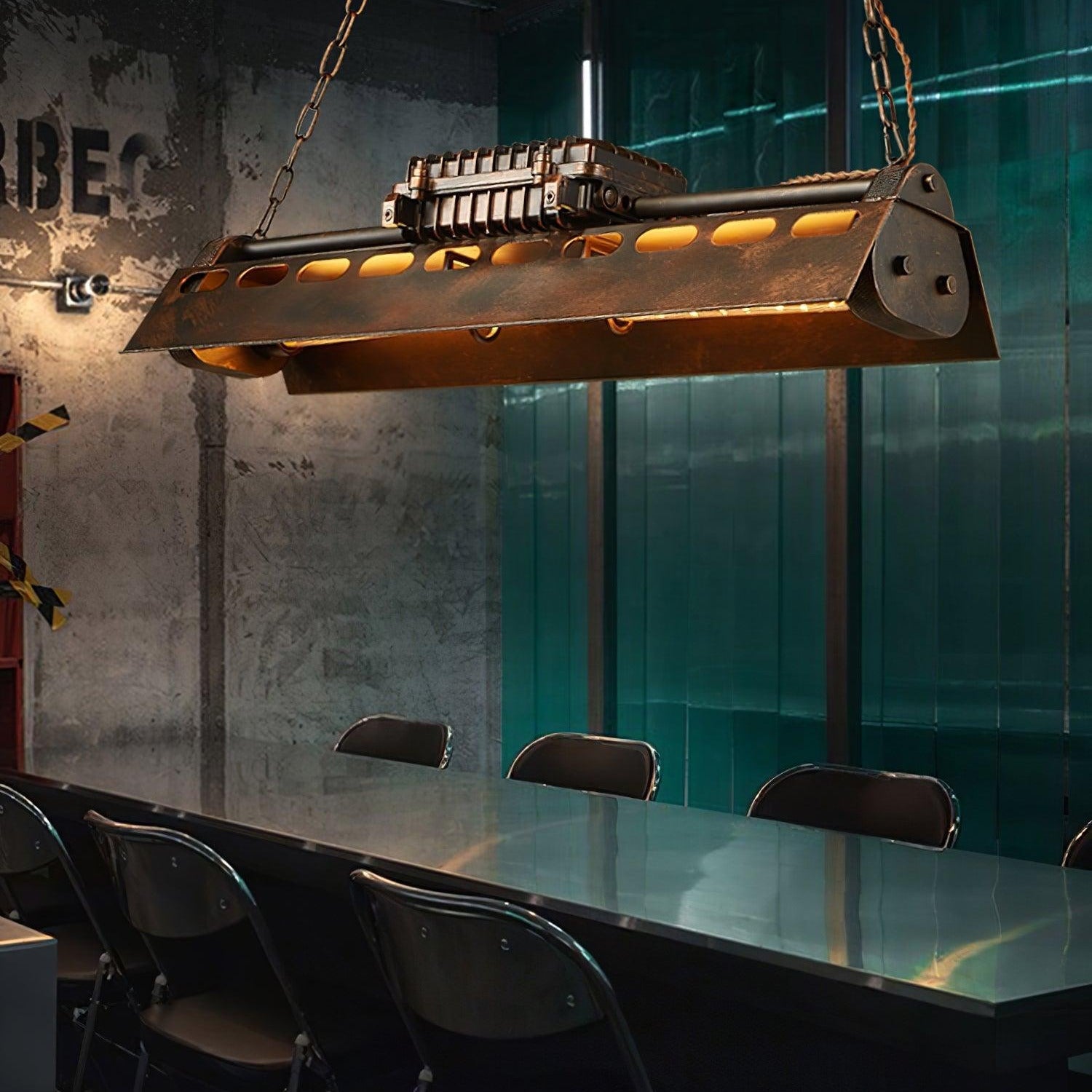 Epoch Lámpara de Araña Industrial Steampunk para Interior