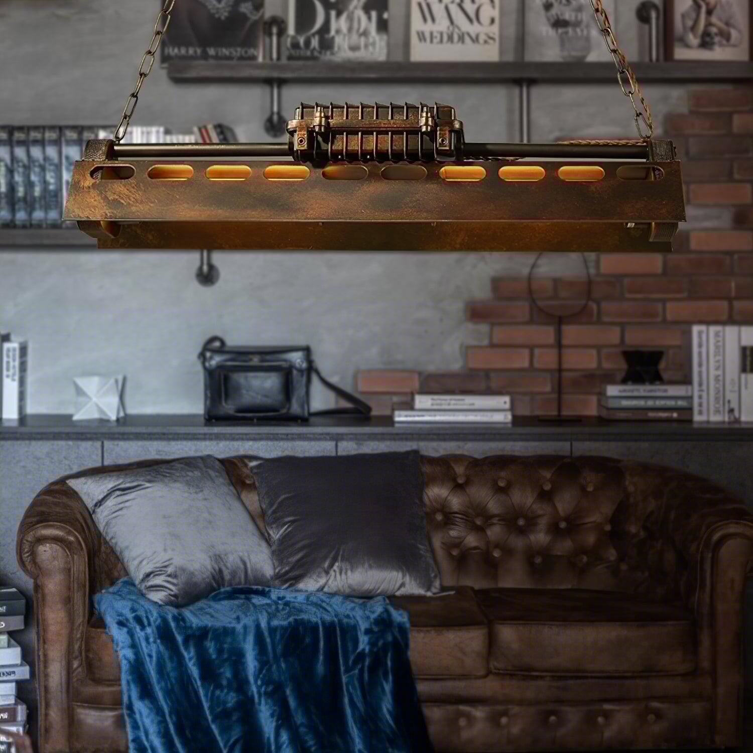 Epoch Lámpara de Araña Industrial Steampunk para Interior