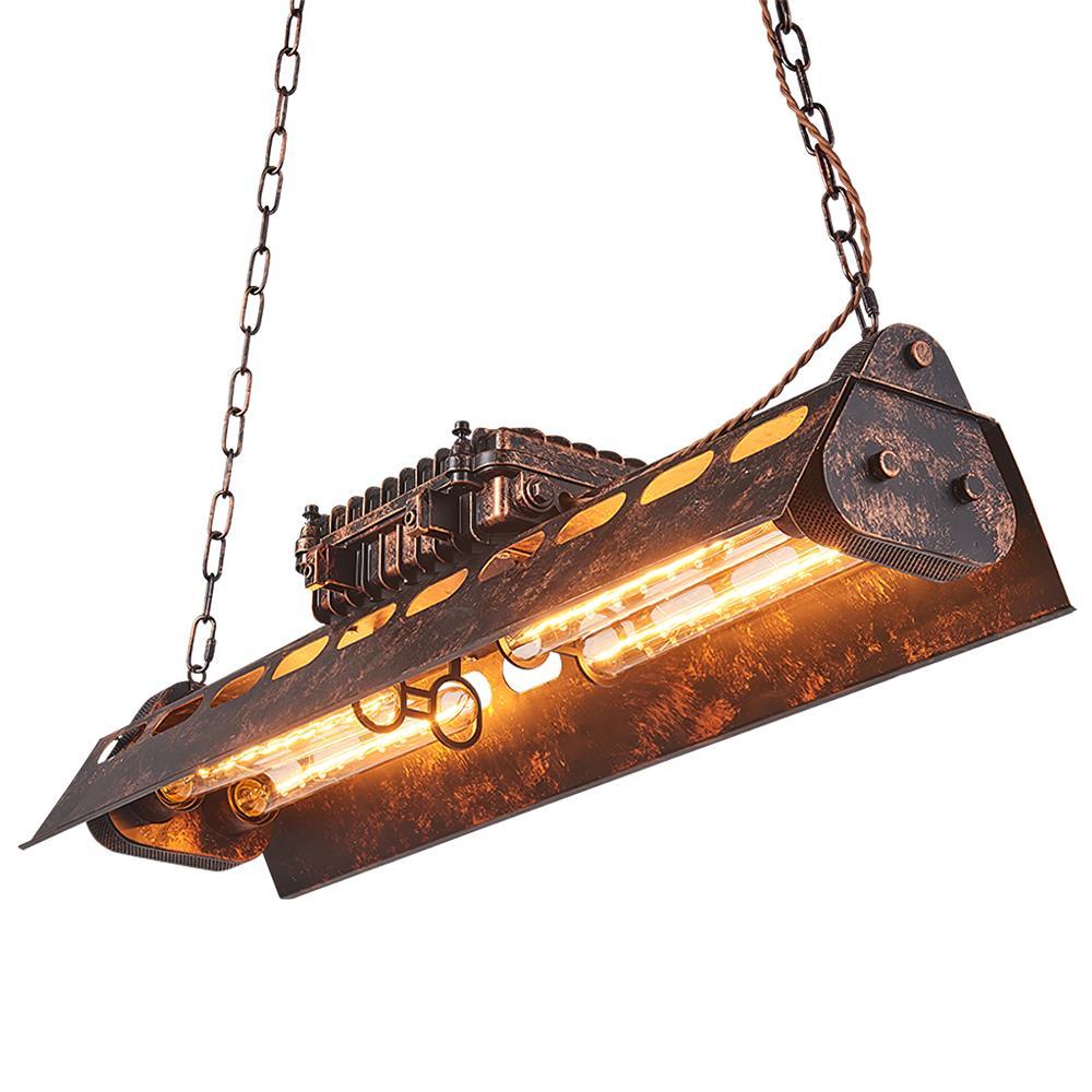Epoch Lámpara de Araña Industrial Steampunk para Interior