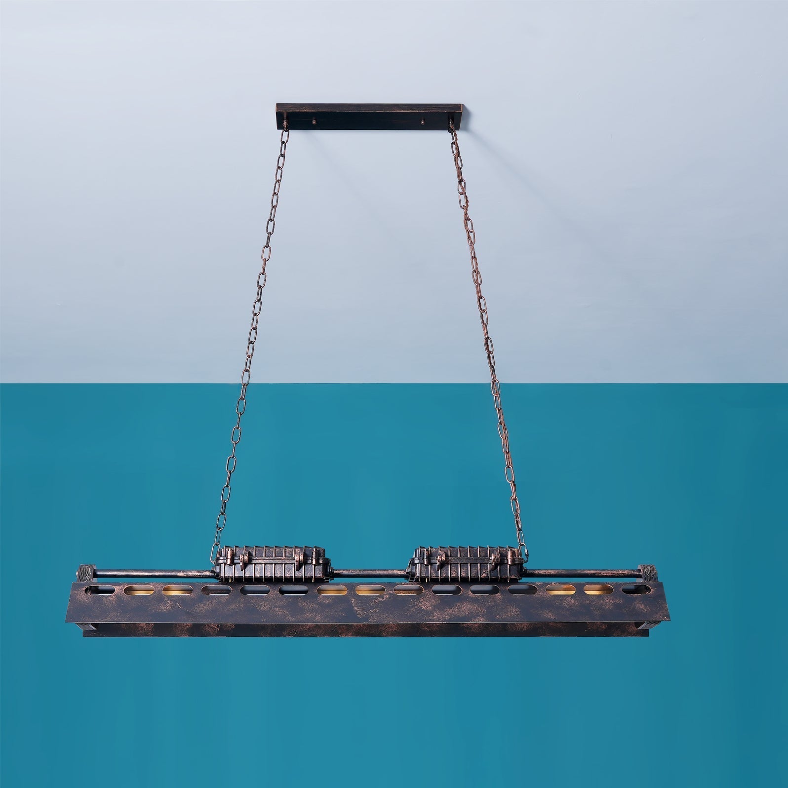 Epoch Lámpara de Araña Industrial Steampunk para Interior