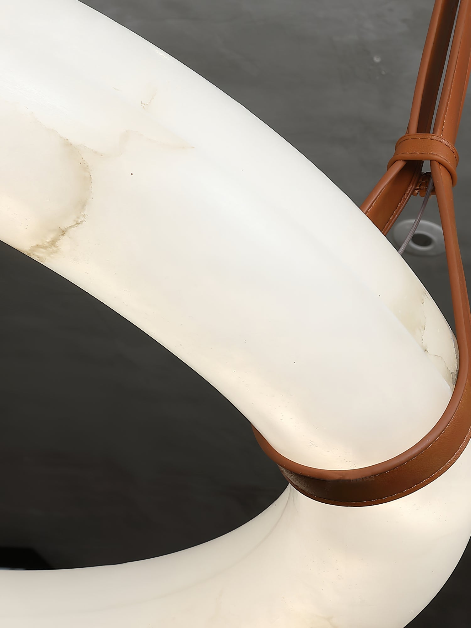 Althaen Postmodern Luxury Brown Alabaster Chandelier - Lamp Copper