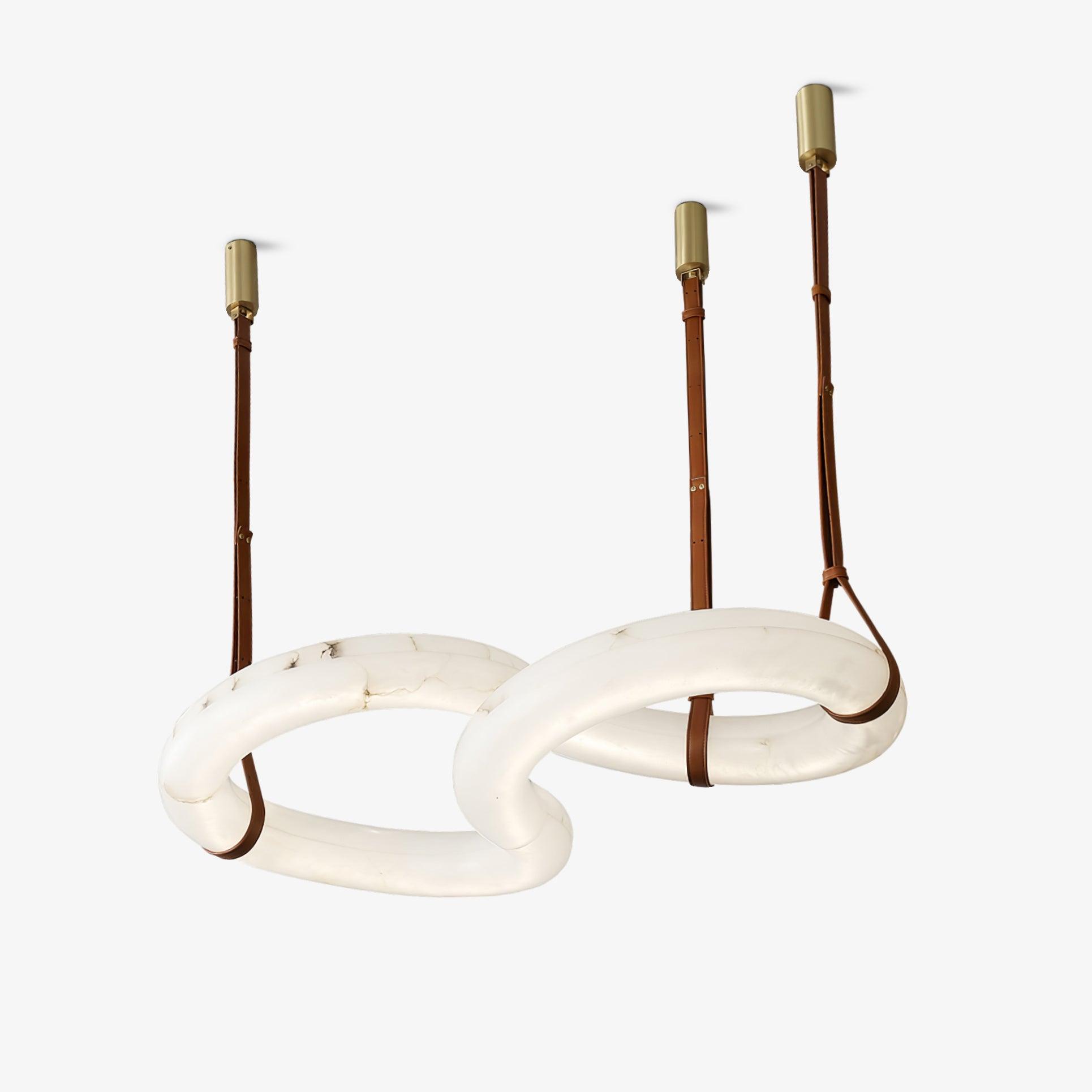 Luste Alabaster Closed-loop Pendant Light Chandelier - Letslighting