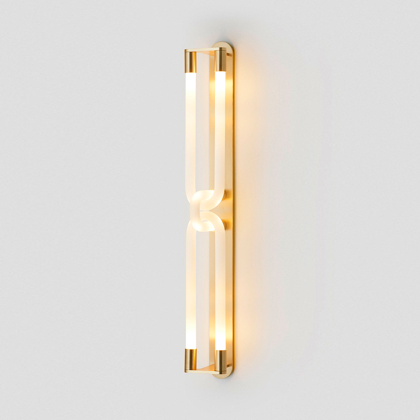 Sytheiel Modern Minimalist Fingers Metal Acrylic Wall Lamp - Lamp Copper
