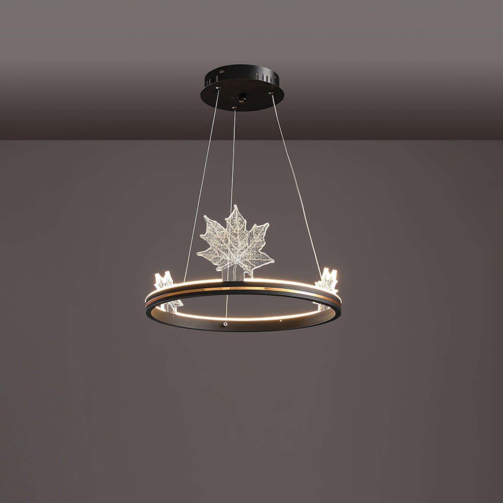 Ion Leaf Chandelier - Letslighting