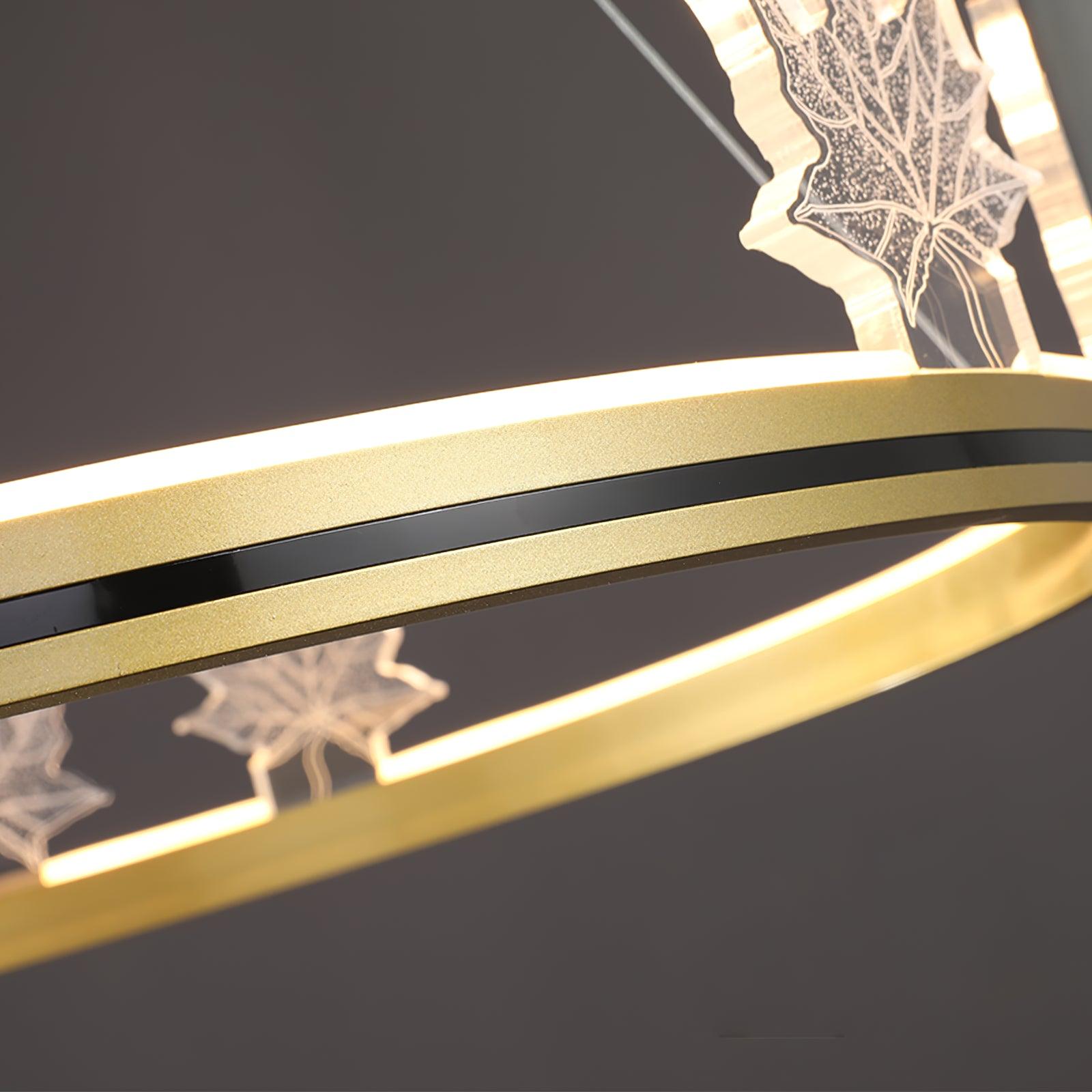 Ion Leaf Chandelier - Letslighting