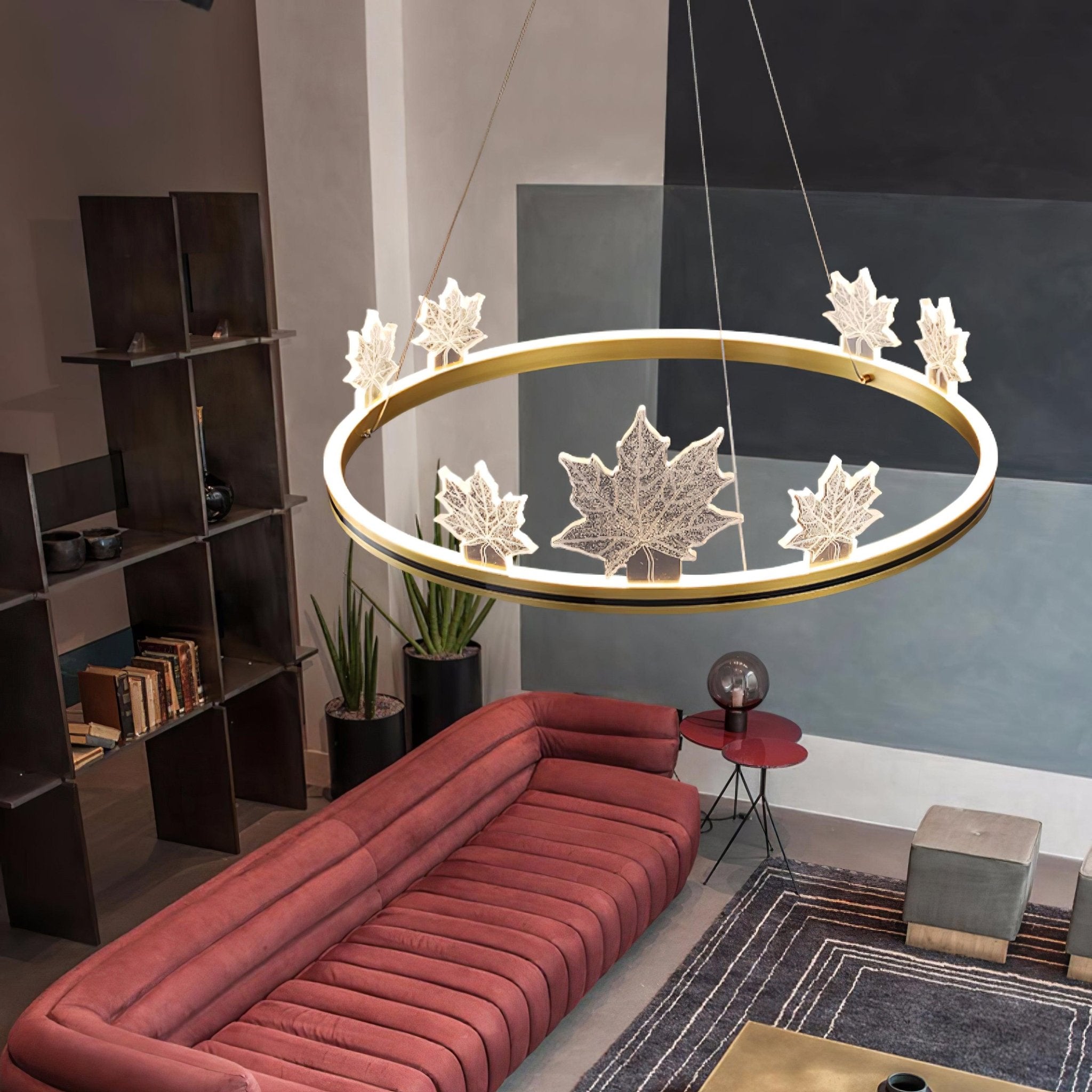 Ion Leaf Chandelier - Letslighting
