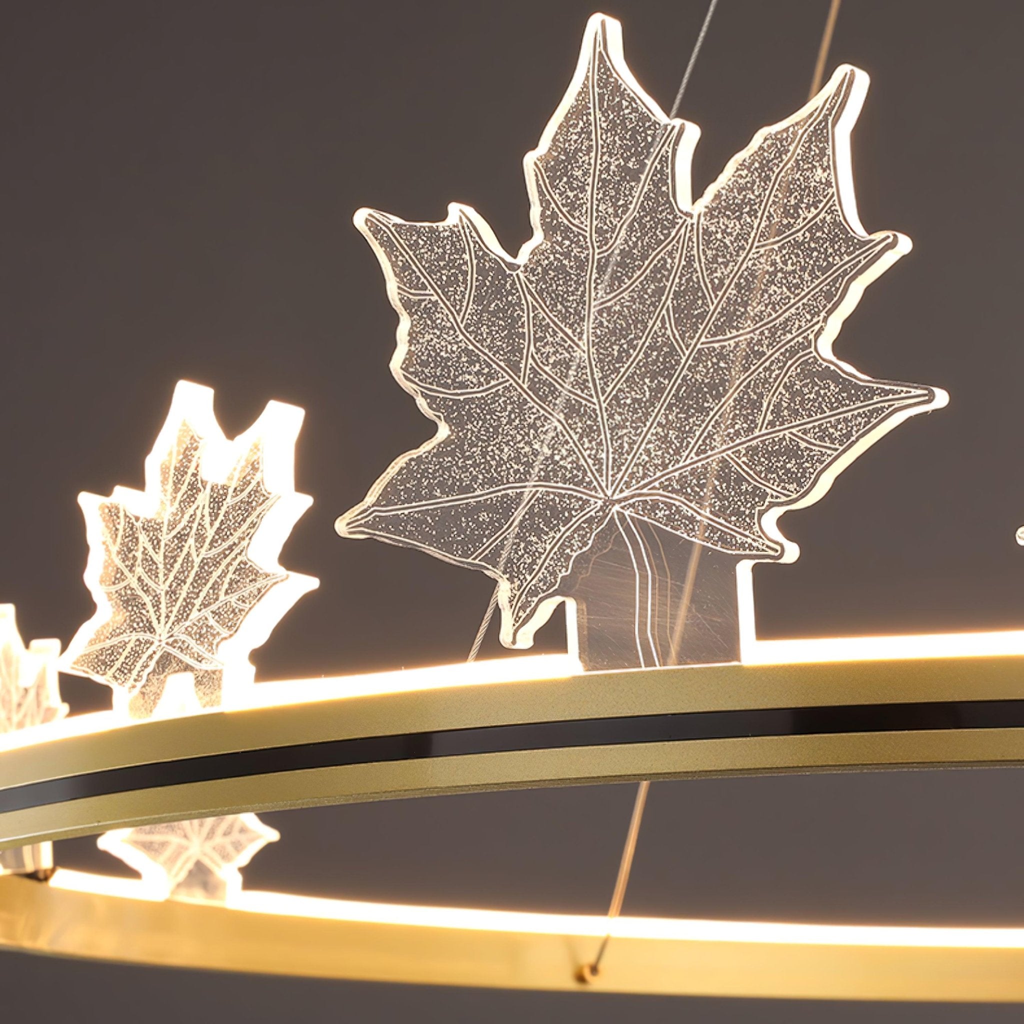 Ion Leaf Chandelier - Letslighting