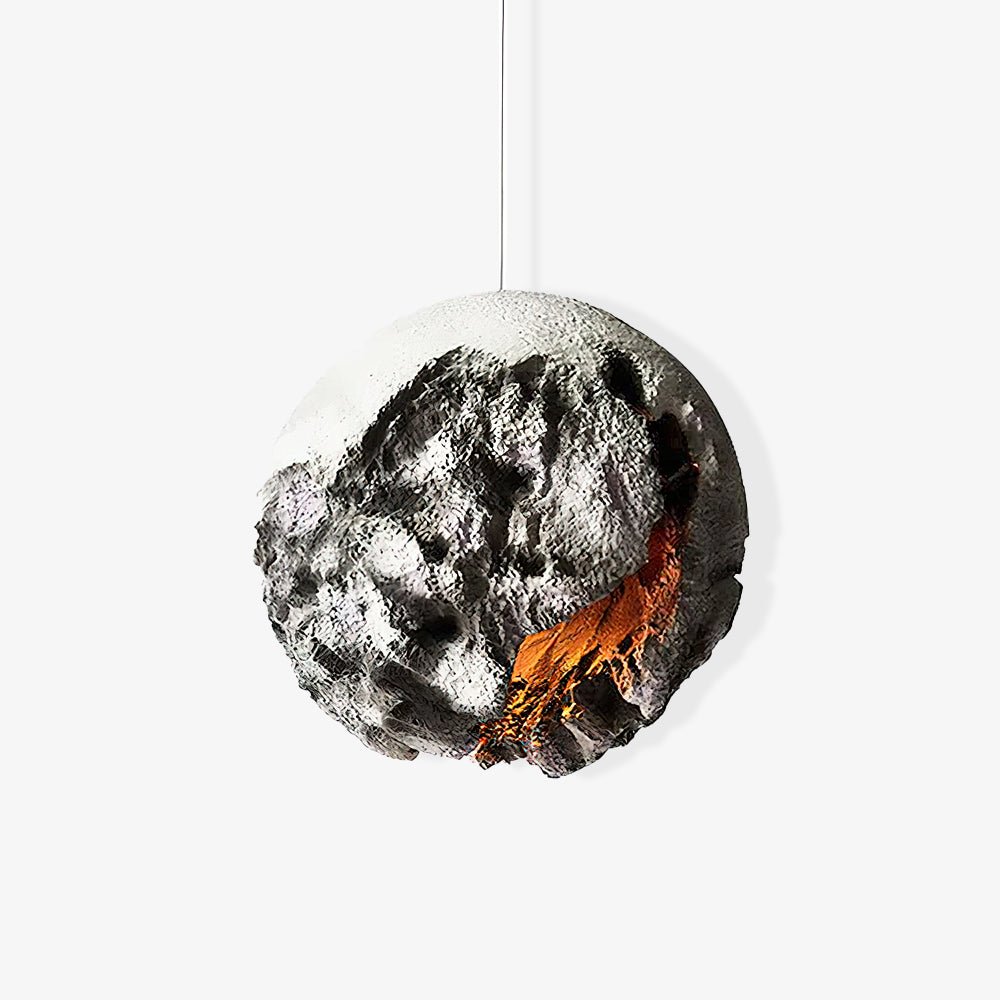 Ilphaara Irregular Planet Metal Plastic Pendant Lamp - Letslighting