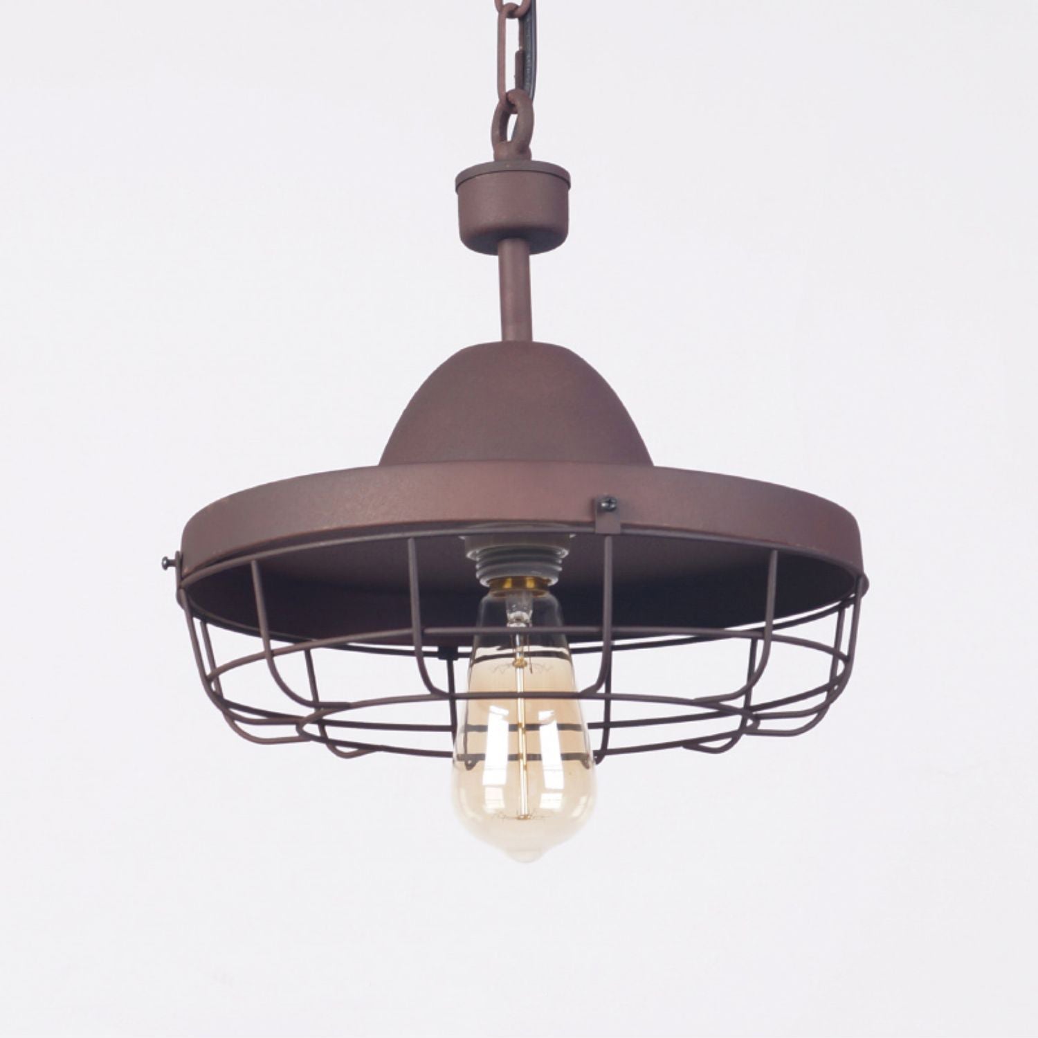 Calaeila Vintage Art Cage Metal Pendant Light - Lamp Copper