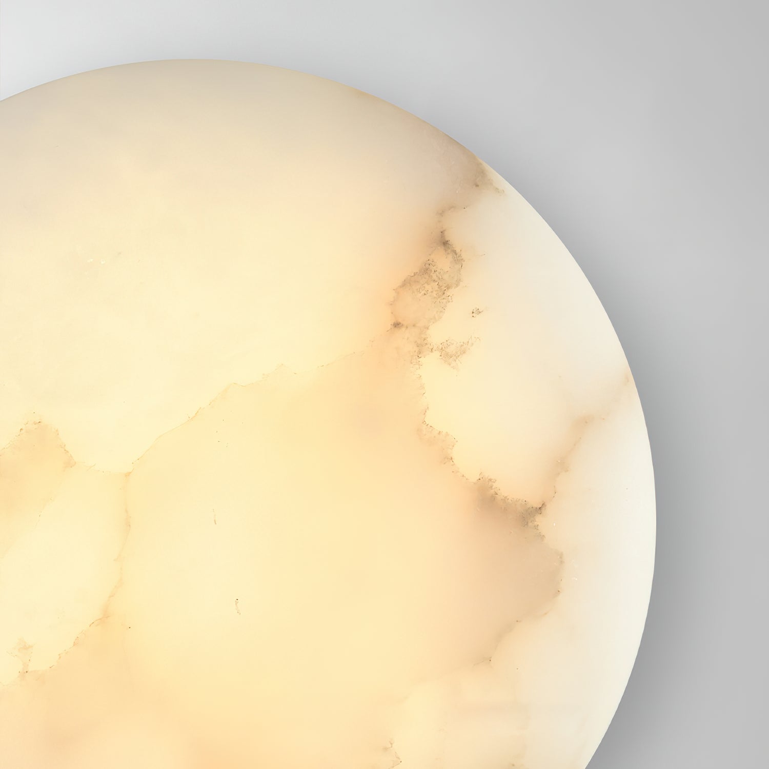 Ilvinan Modern Minimalist Single Alabaster Wall Lamp - Lamp Copper