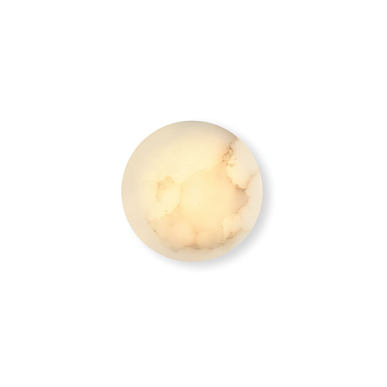 Ilvinan Modern Minimalist Single Alabaster Wall Lamp - Lamp Copper