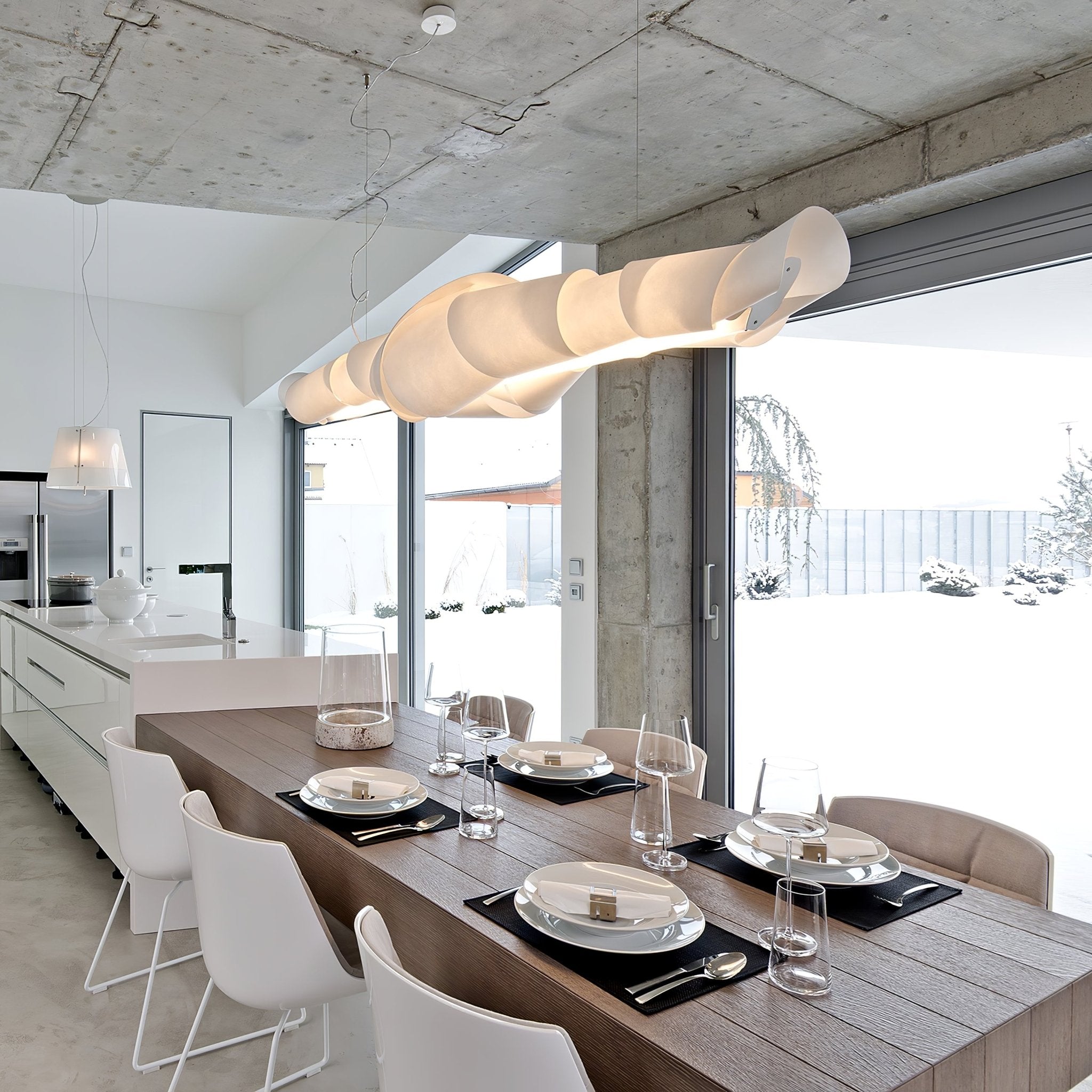 Ribbon Playful PVC Chandelier - Letslighting