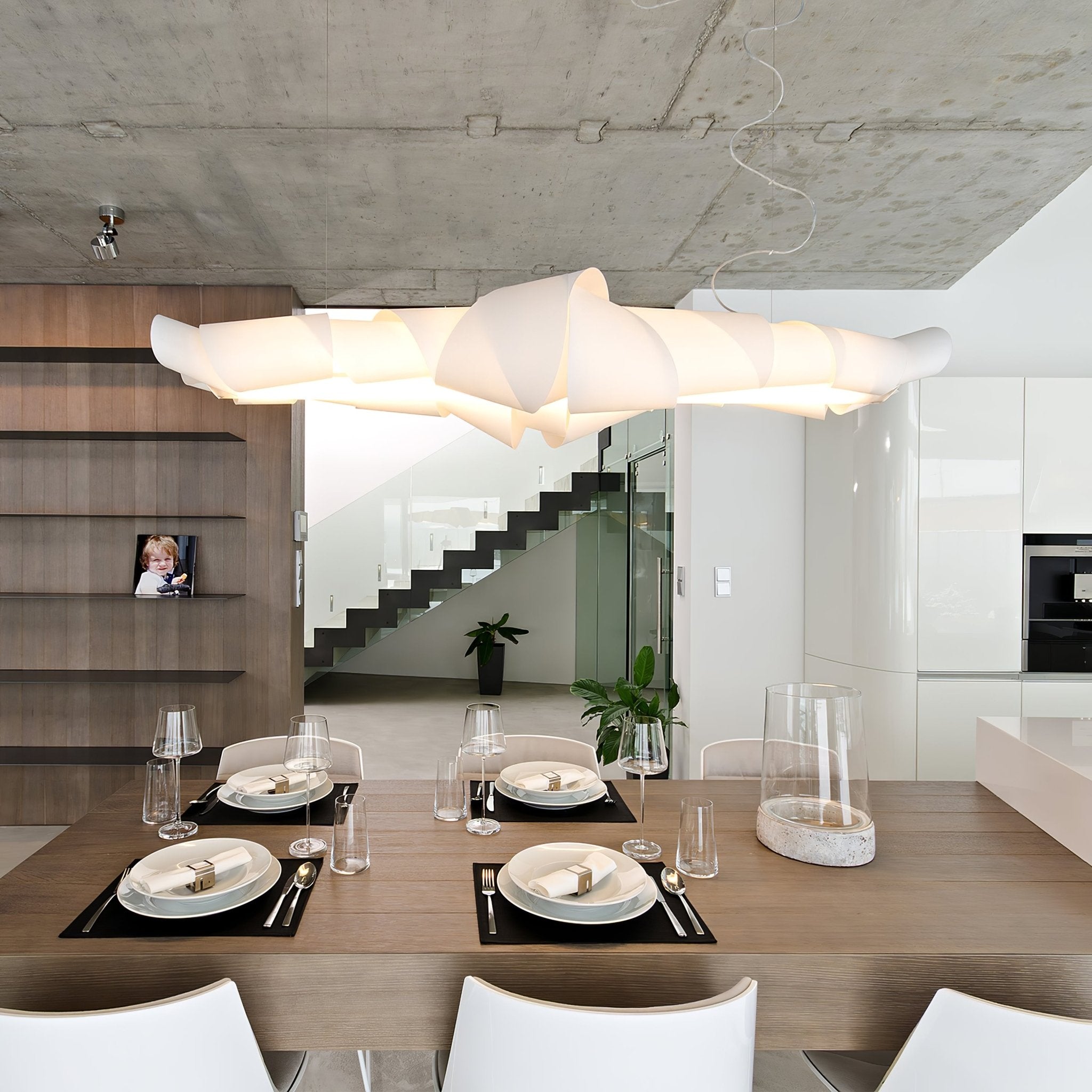Ribbon Playful PVC Chandelier - Letslighting