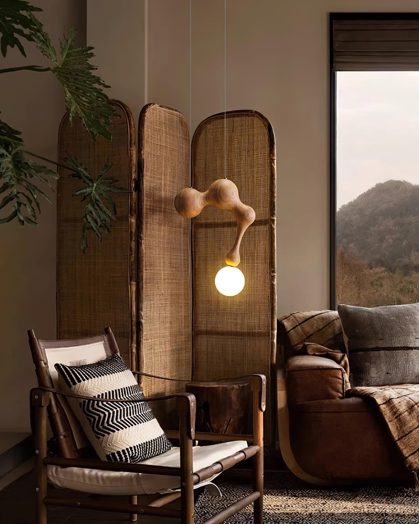 Jenna Wooden Pendant Lamp - Letslighting