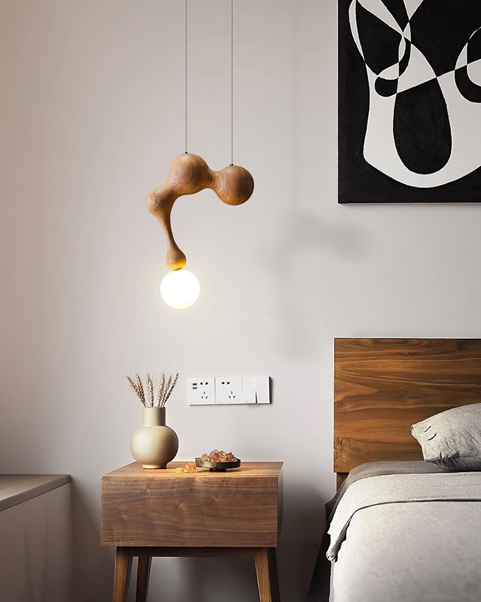 Jenna Wooden Pendant Lamp - Letslighting
