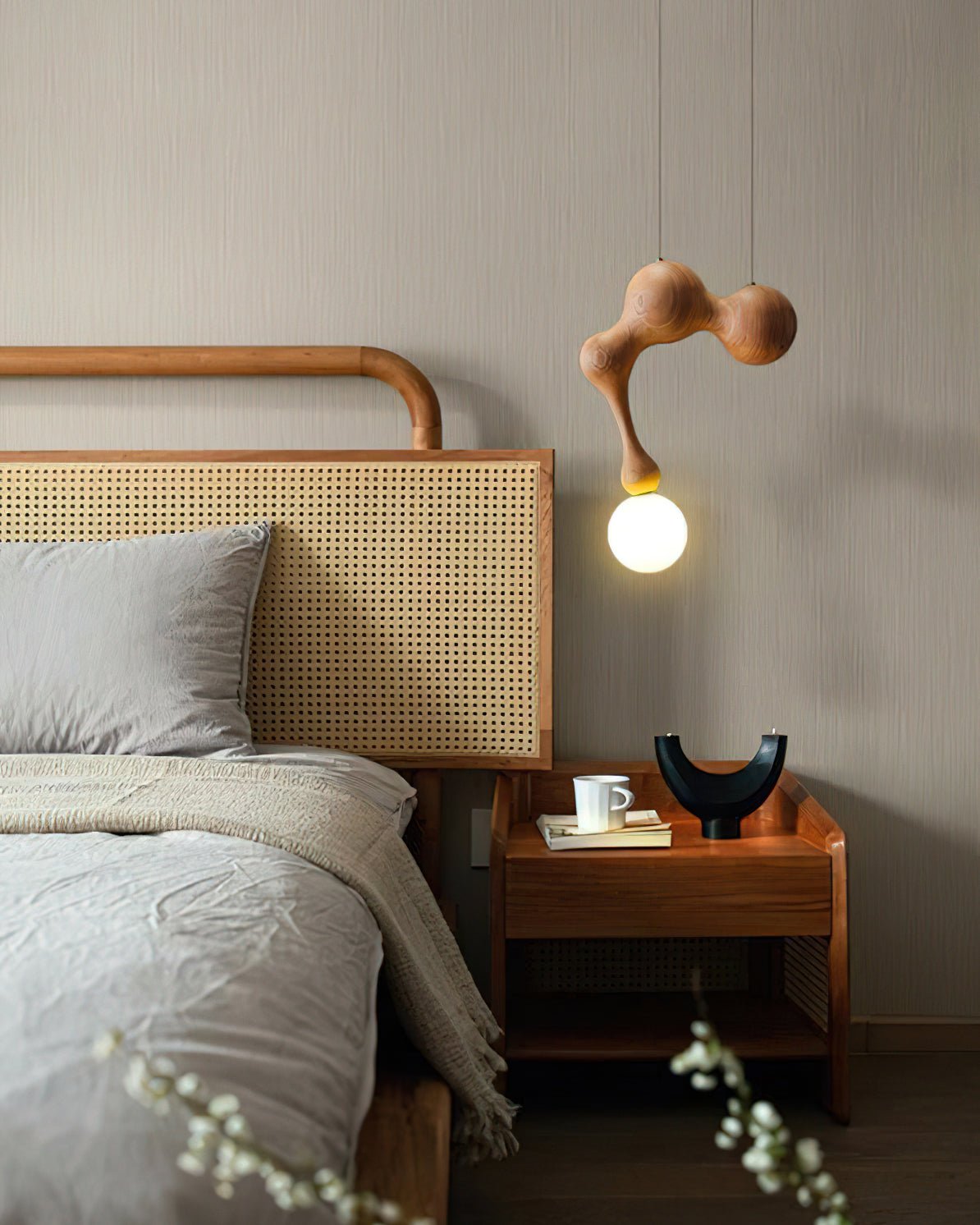 Jenna Wooden Pendant Lamp - Letslighting