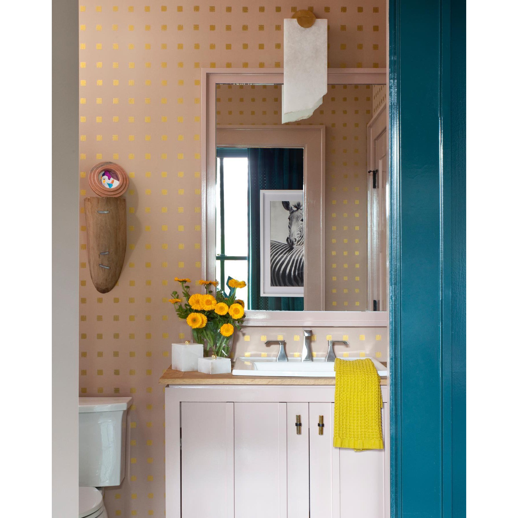 Olphaiel Modern Minimalist Brass Alabaster Wall Lamp - Lamp Copper