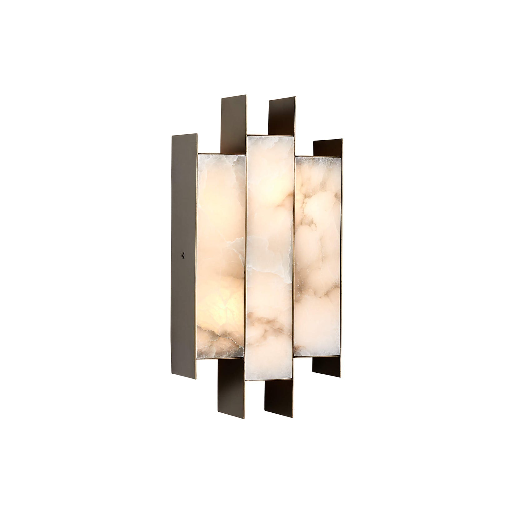 Vavynor Individual Creativity Brass Alabaster Wall Lamp - Lamp Copper
