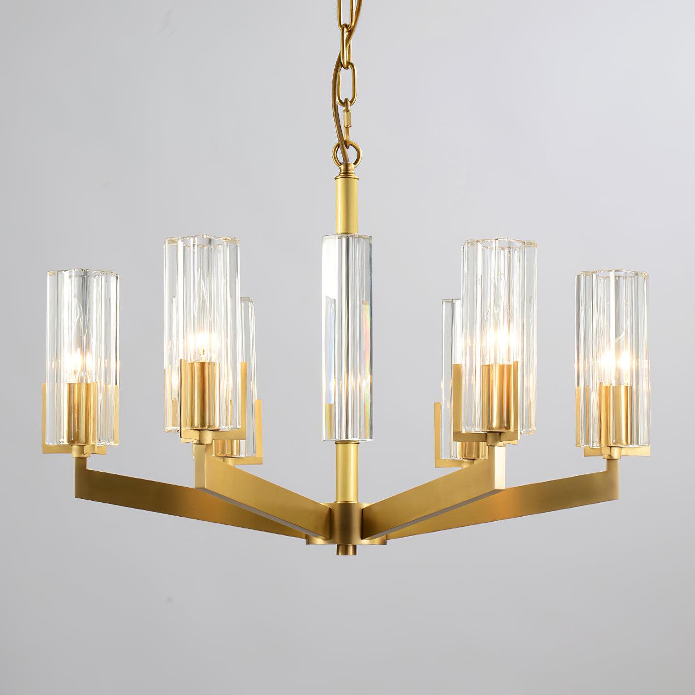 Kayla Brass Chandelier - Letslighting