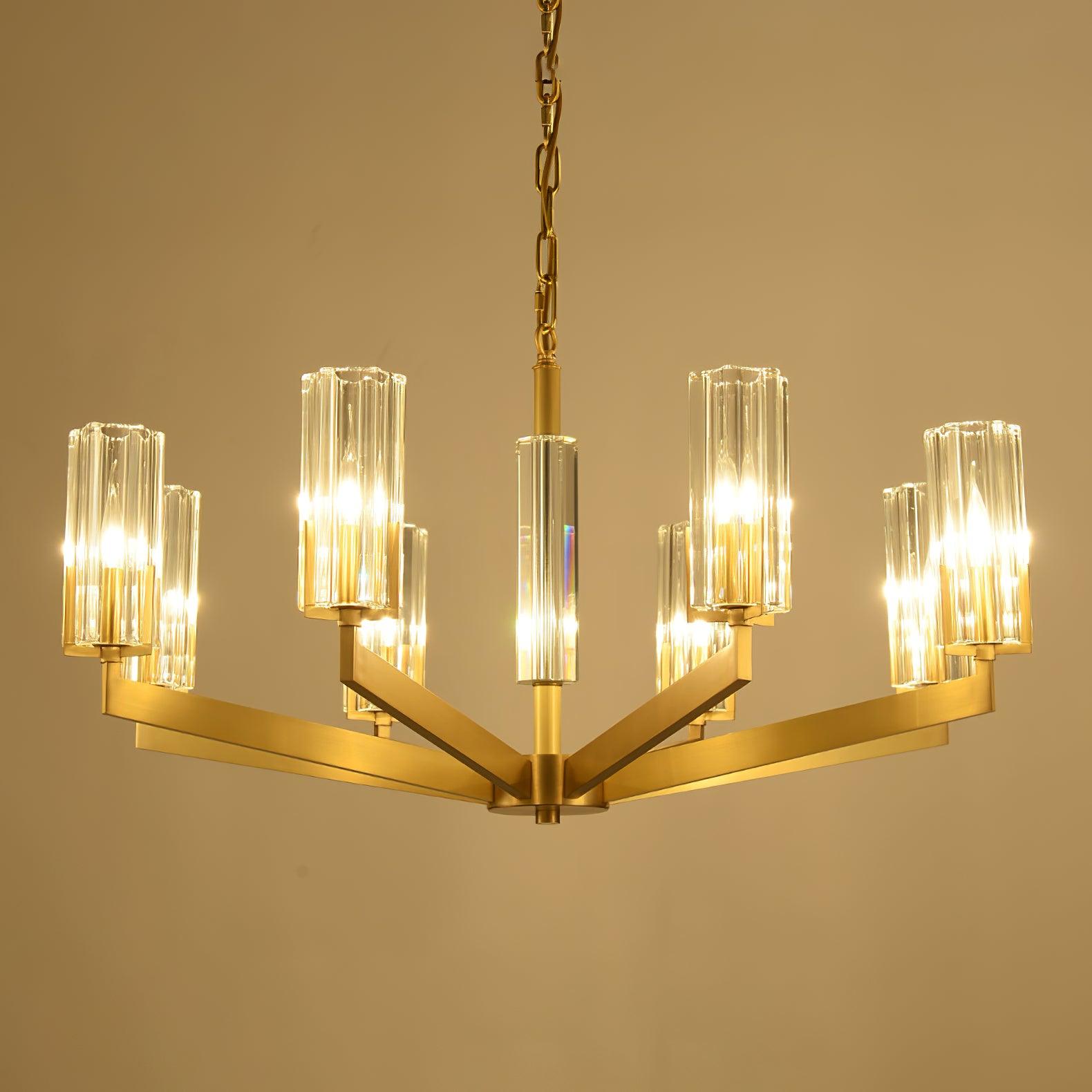 Kayla Brass Chandelier - Letslighting