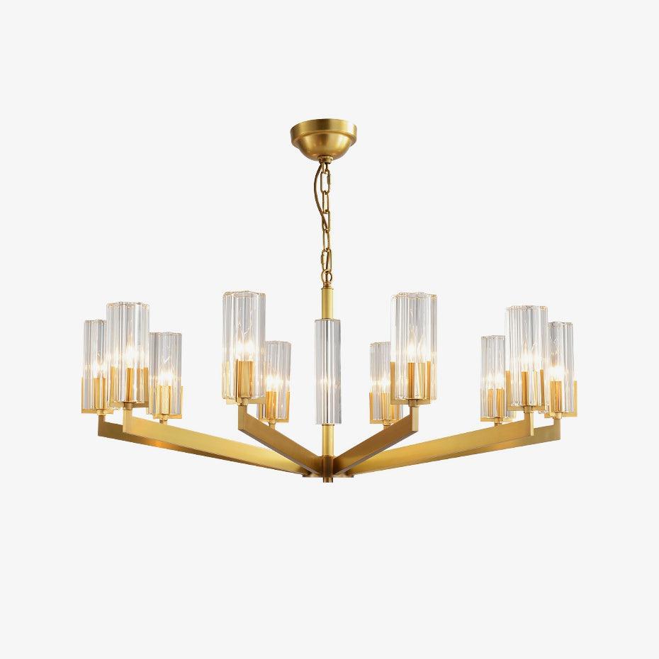 Kayla Brass Chandelier - Letslighting