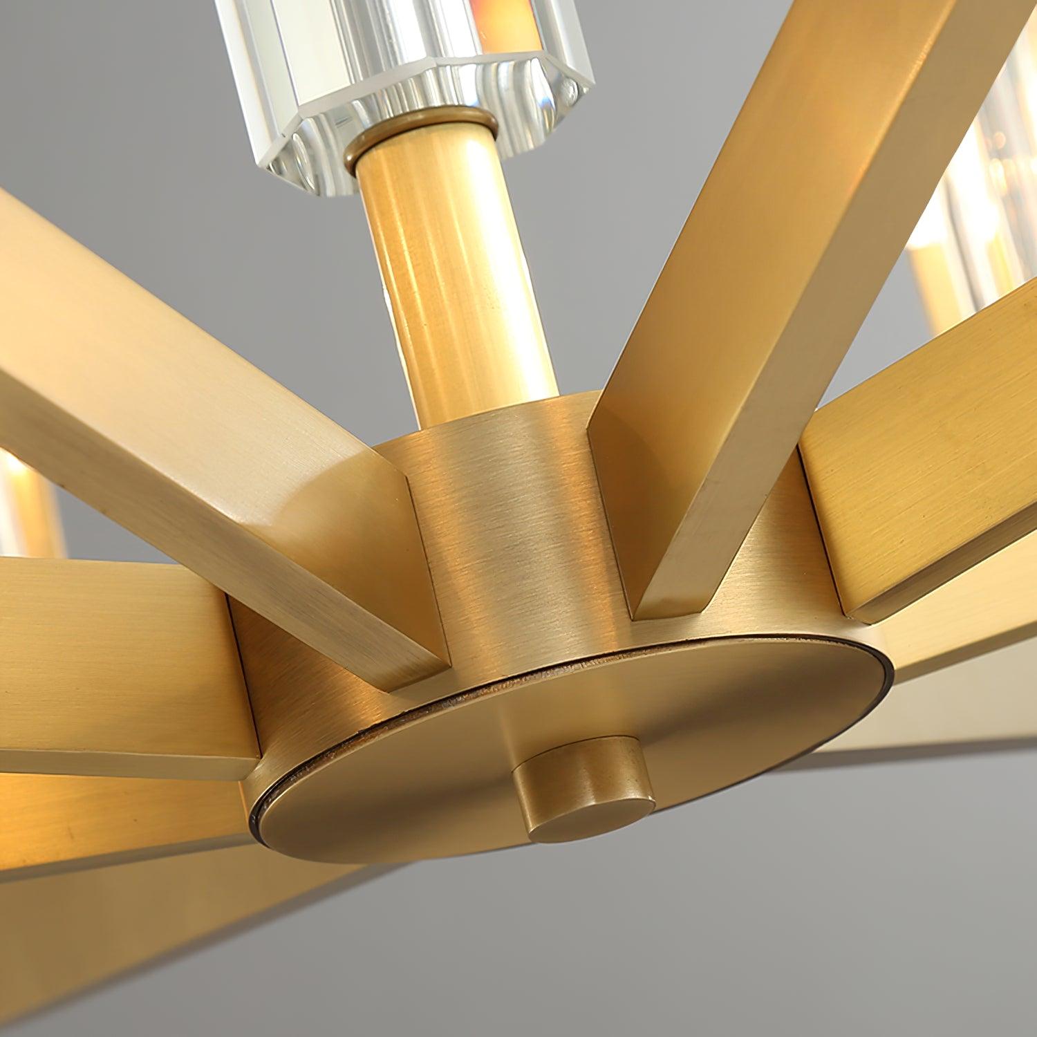 Kayla Brass Chandelier - Letslighting
