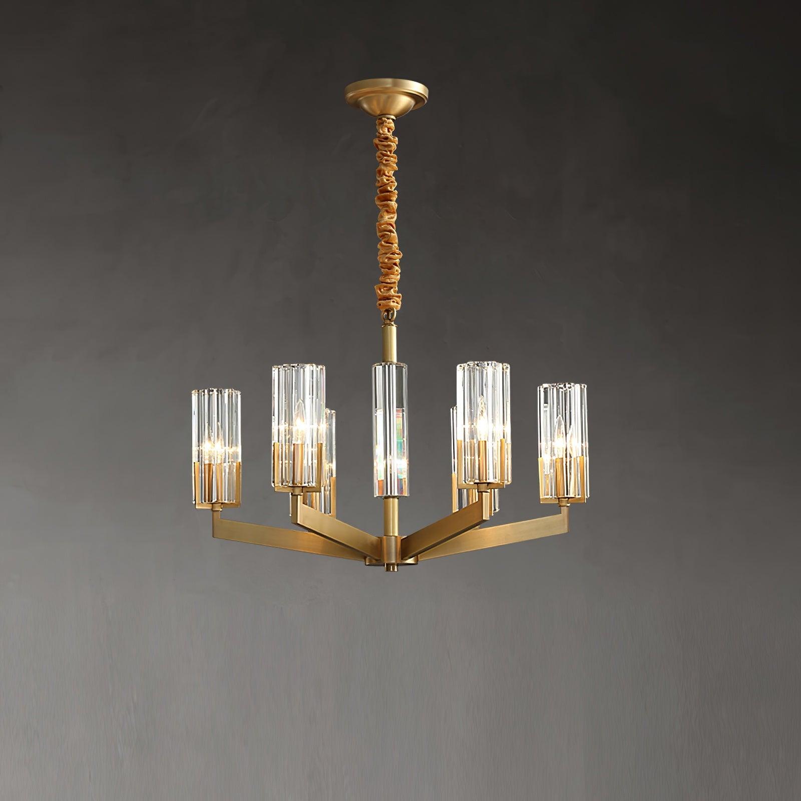 Kayla Brass Chandelier - Letslighting