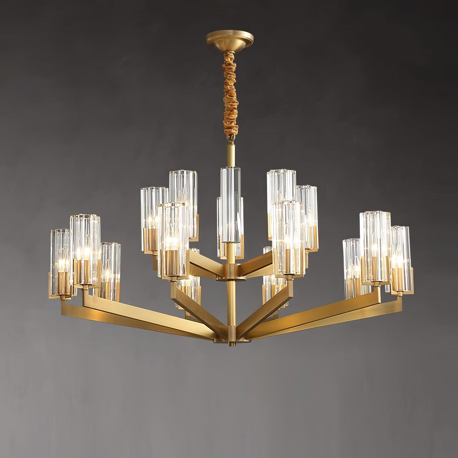 Kayla Brass Chandelier - Letslighting