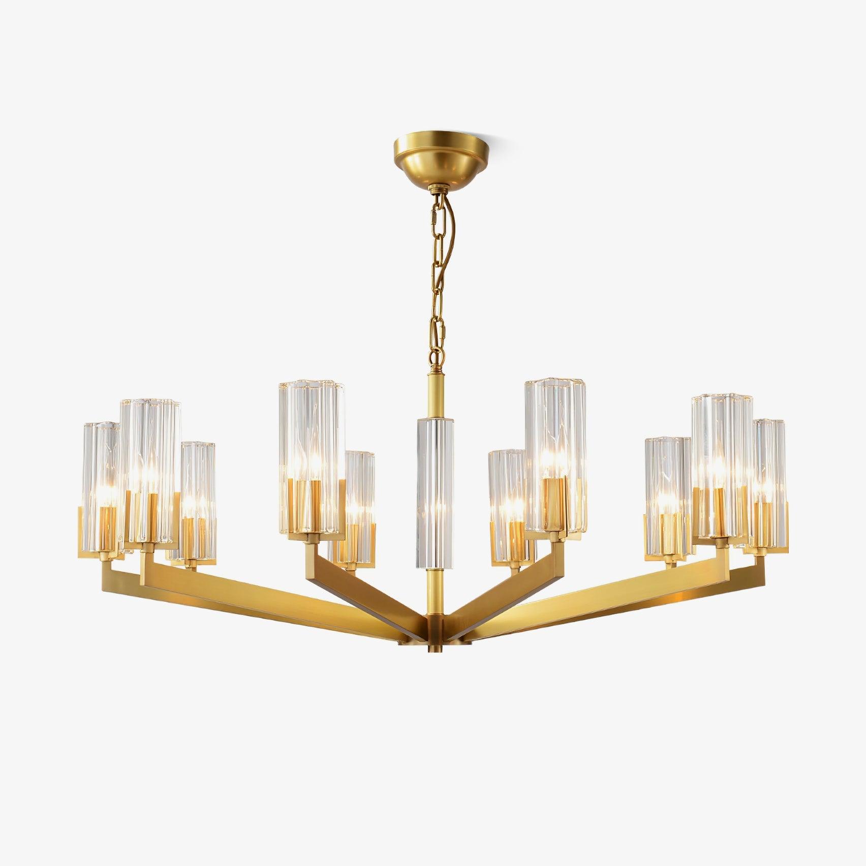 Kayla Brass Chandelier - Letslighting