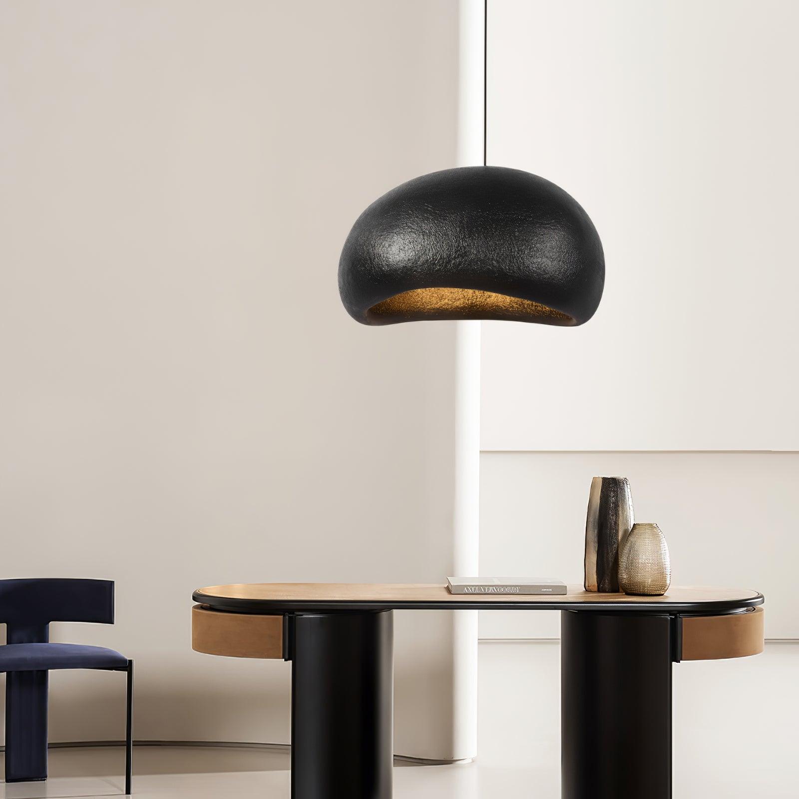 Pendant Lamp Pebble Inspired Organic Form Soft Glow Modern Artistic - Letslighting