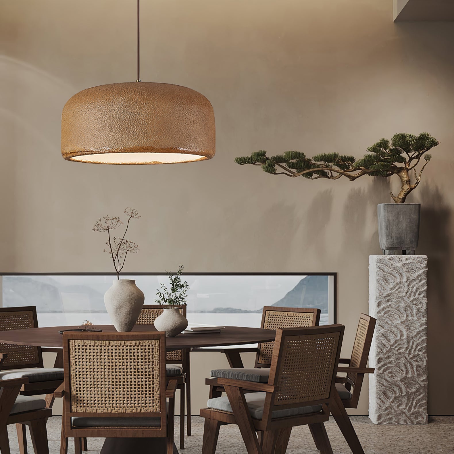 Khmara Resin Dome Pendant Lamp - Letslighting