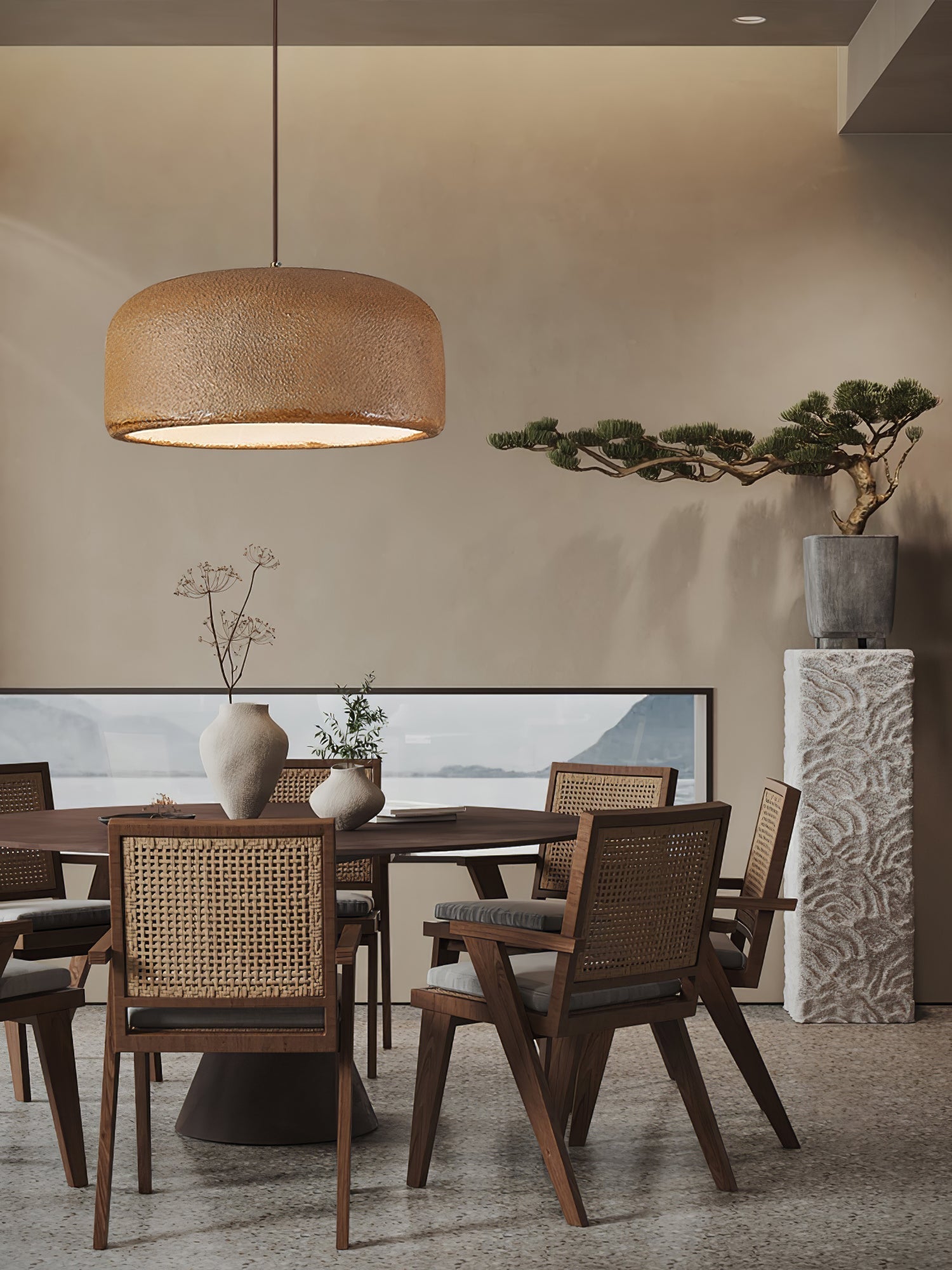 Khmara Resin Dome Pendant Lamp - Letslighting