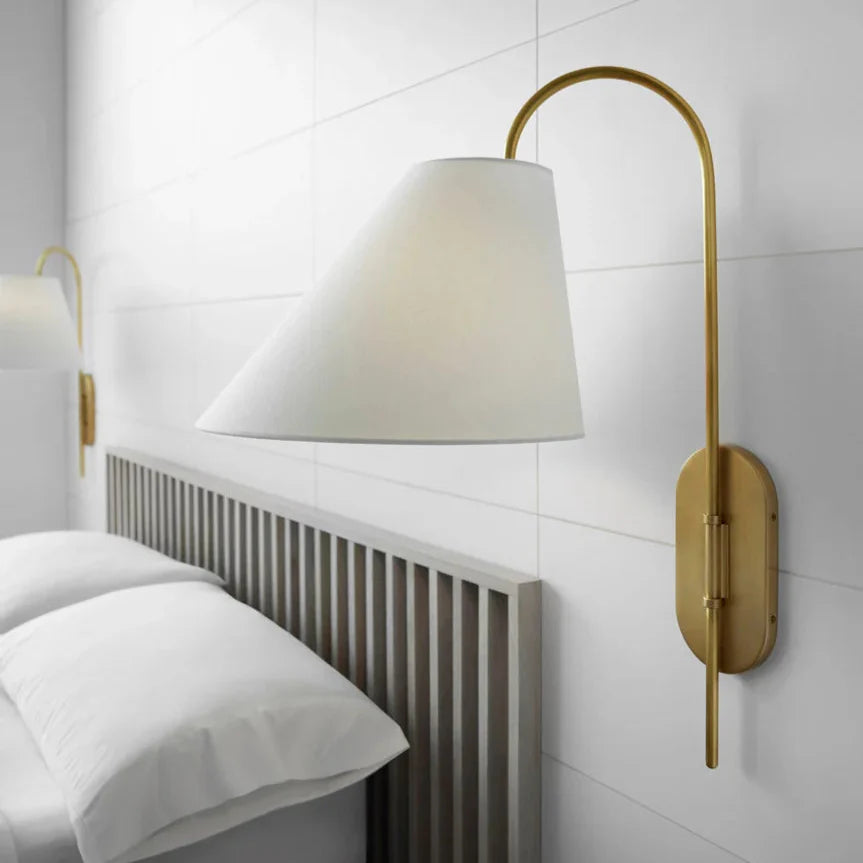Cadence Vintage Fabric Wall Lamp