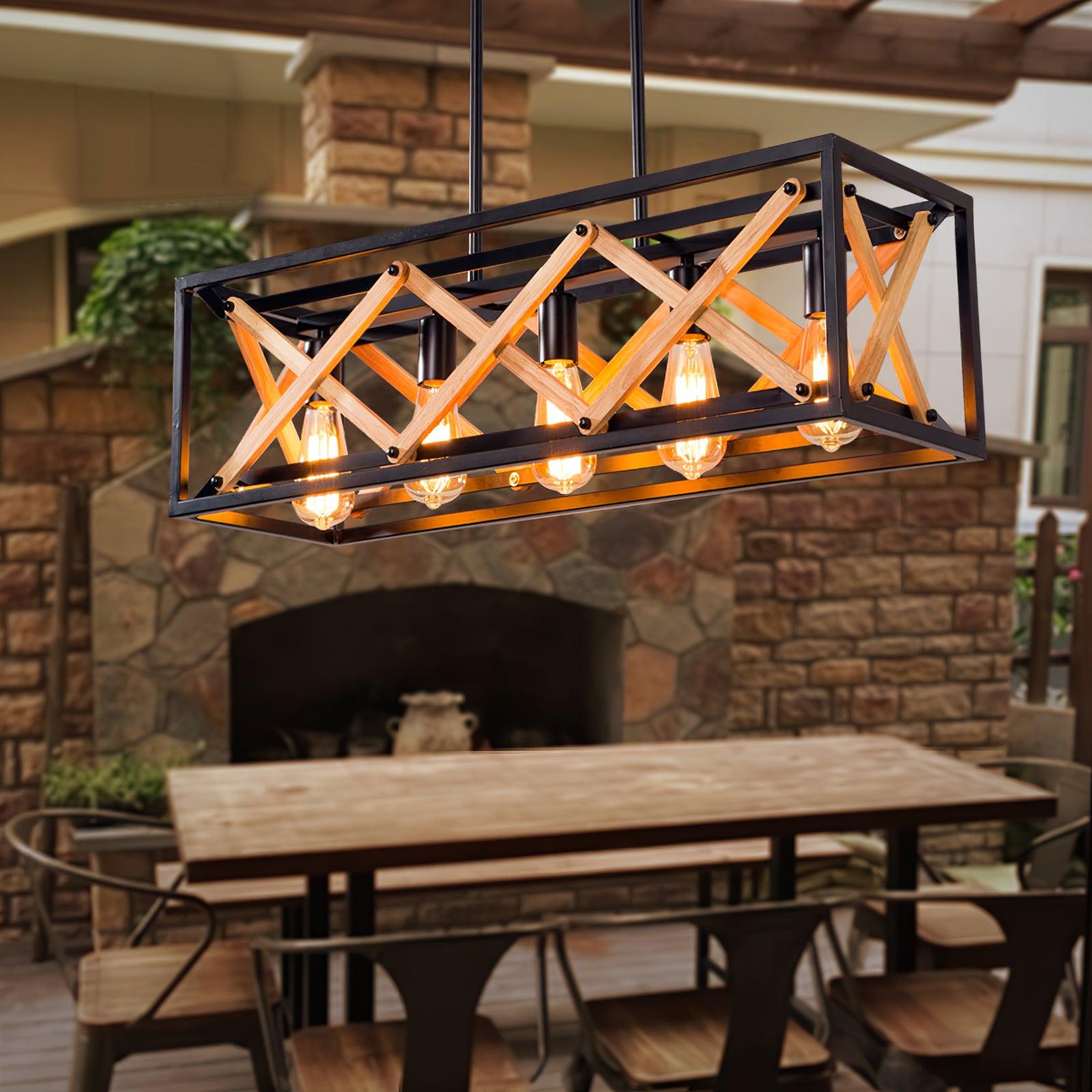 Kitchen Island Rectangle Chandelier - Letslighting