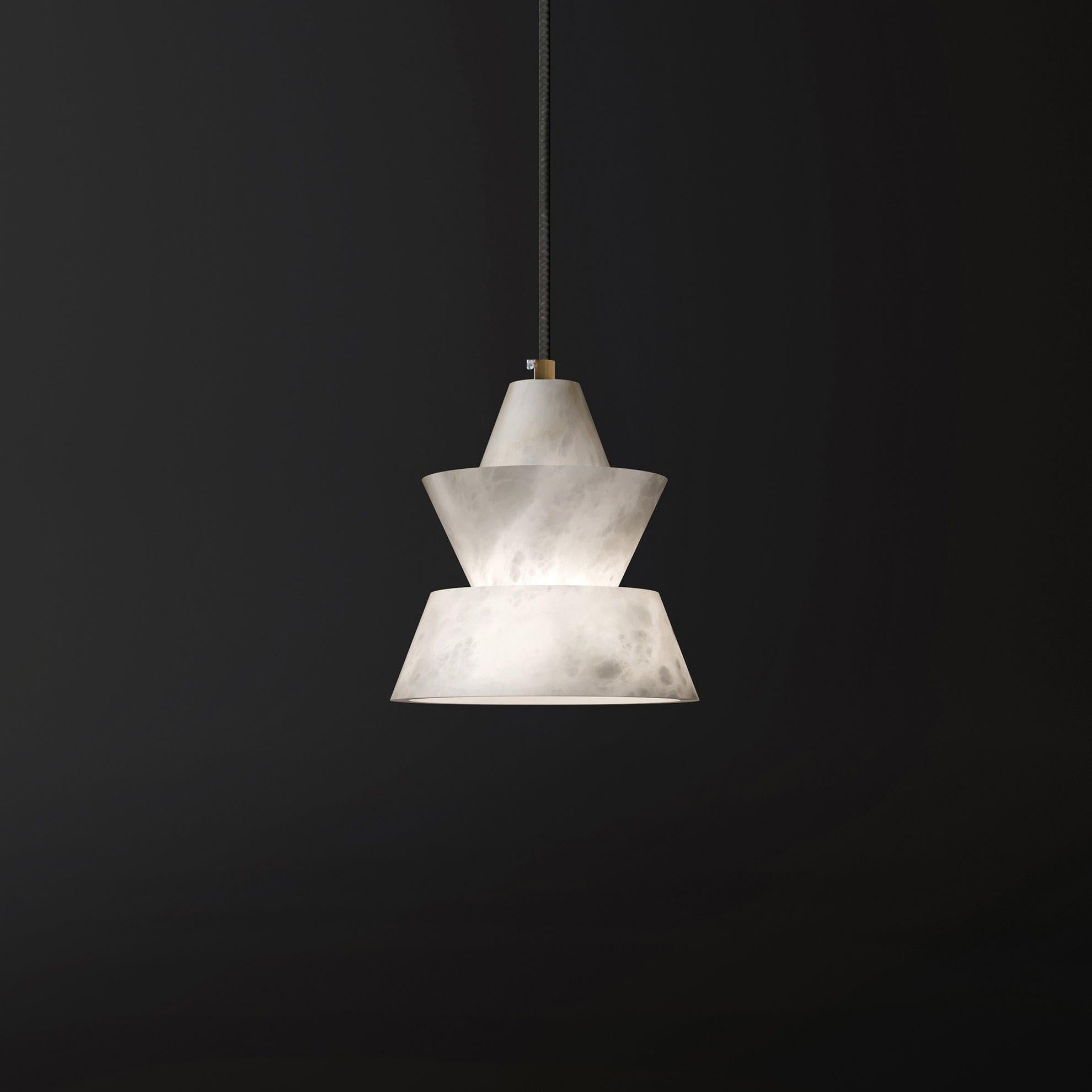 Strata Alabaster Pendant Light - Letslighting