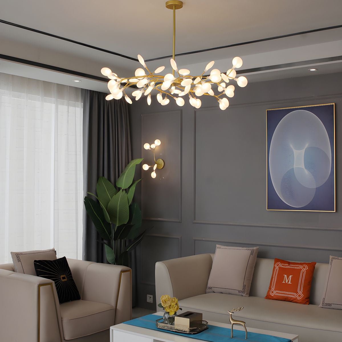 LED Firefly Sputnik Chandelier - Letslighting