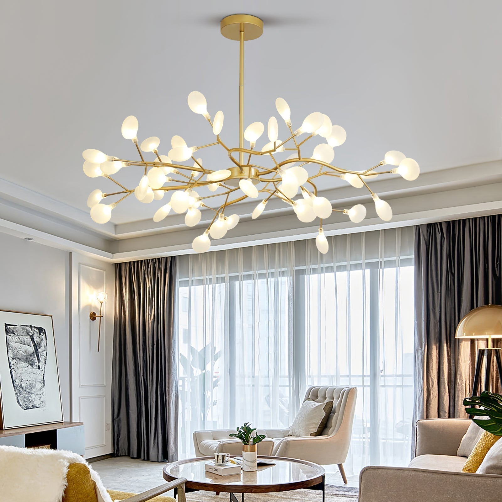 LED Firefly Sputnik Chandelier - Letslighting
