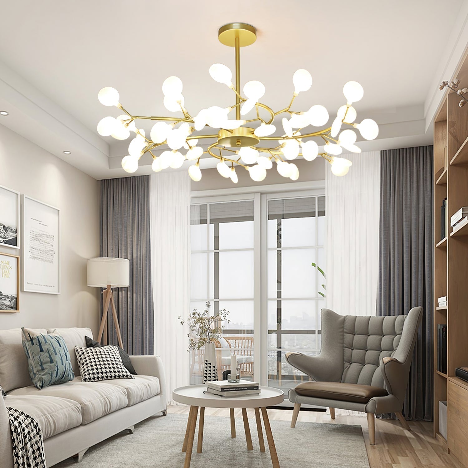 LED Firefly Sputnik Chandelier - Letslighting